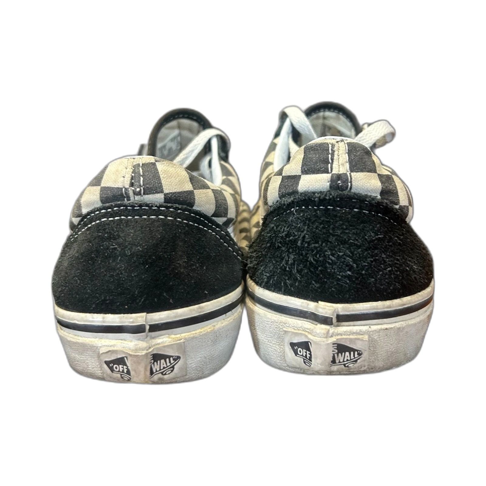 Vans Vans Old Skool Low Top Blue White Checkered Sneakers Women's Size US 7.5 / EU 40-41 - 8 Thumbnail