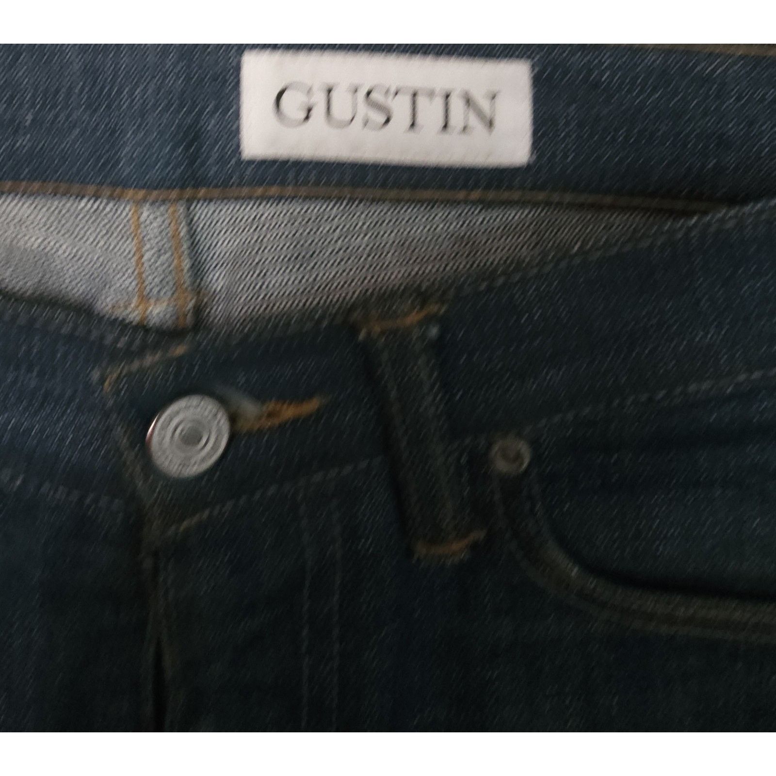Gustin GUSTIN California Skinny Selvedge Indigo Denim Jeans 32×28 Size US 32 / EU 48 - 5 Thumbnail