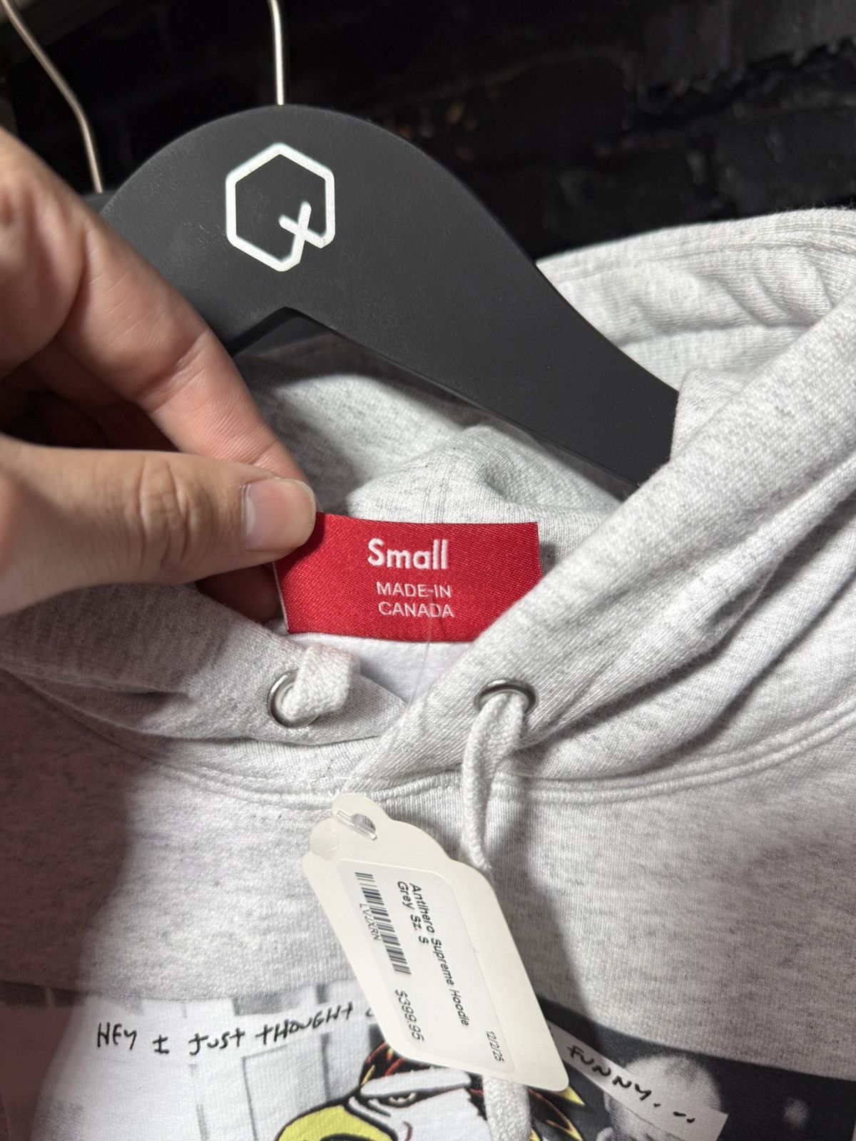 Supreme Supreme Antihero Illegal Business Hoodie Grey Sz. S Size US S / EU 44-46 / 1 - 3 Thumbnail