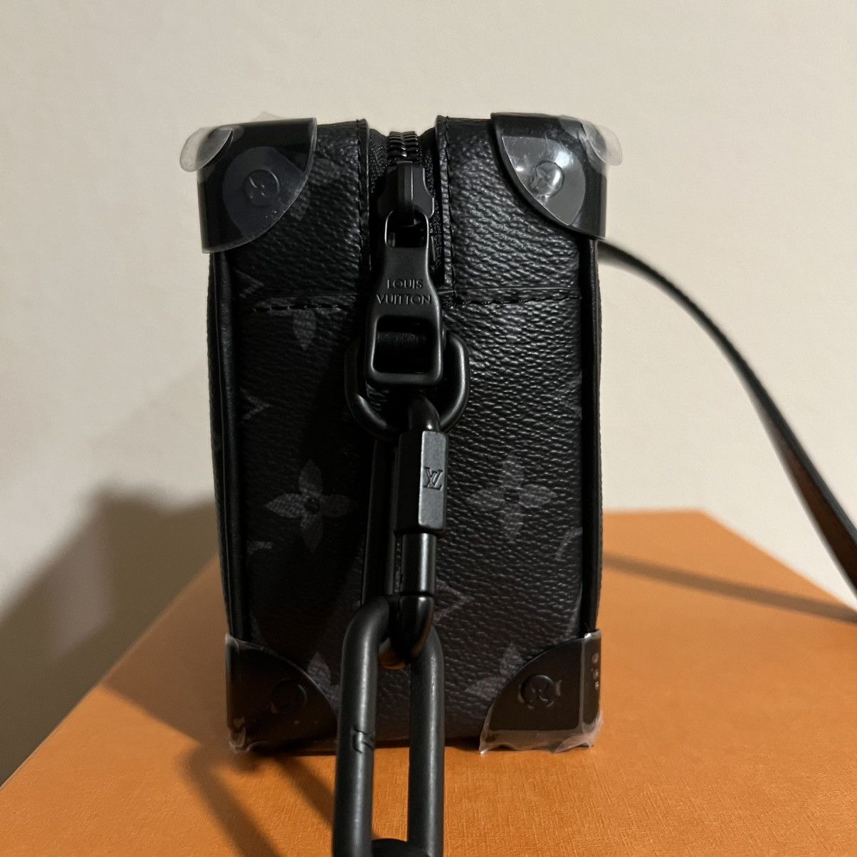 Louis Vuitton Louis Vuitton Soft Trunk Mini Black Canvas Monogram Eclipse Size ONE SIZE - 4 Thumbnail