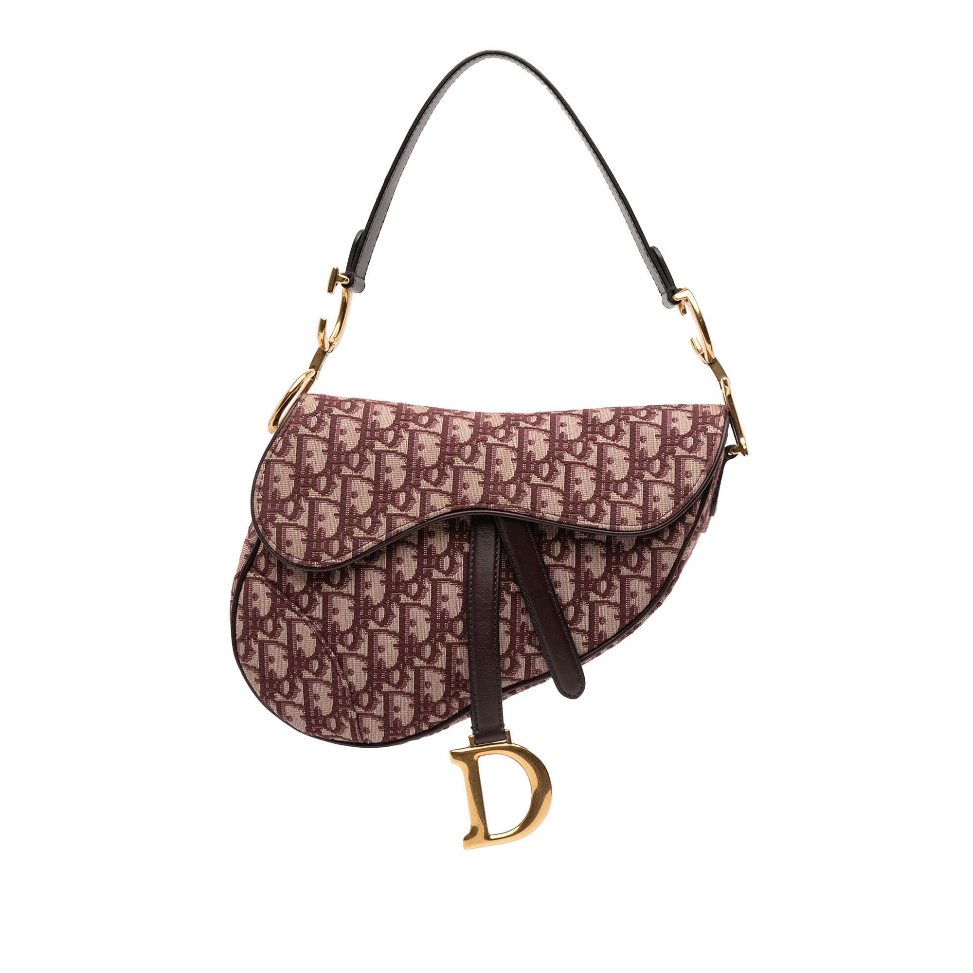 Dior Oblique Canvas Saddle Bag Size ONE SIZE - 1 Thumbnail