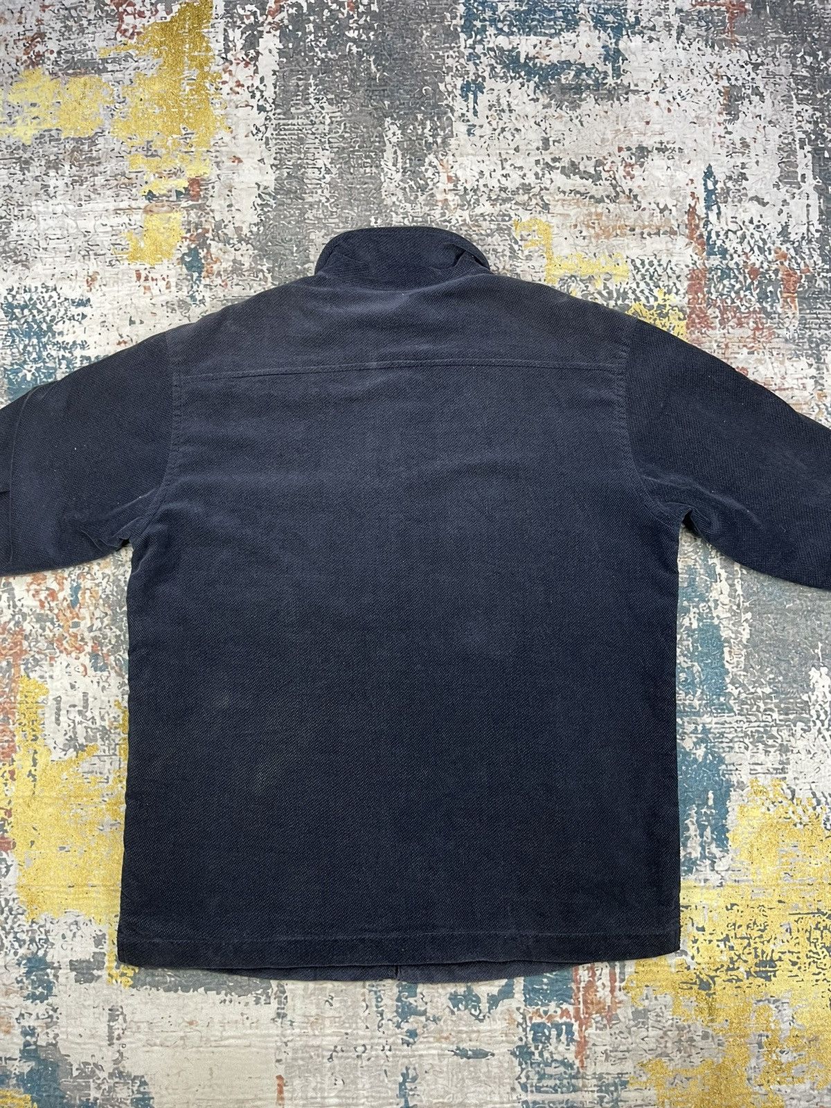 Chaps Ralph Lauren Chaps Navy Corduroy Zipper Cord Workshirt Size US L / EU 52-54 / 3 - 5 Thumbnail