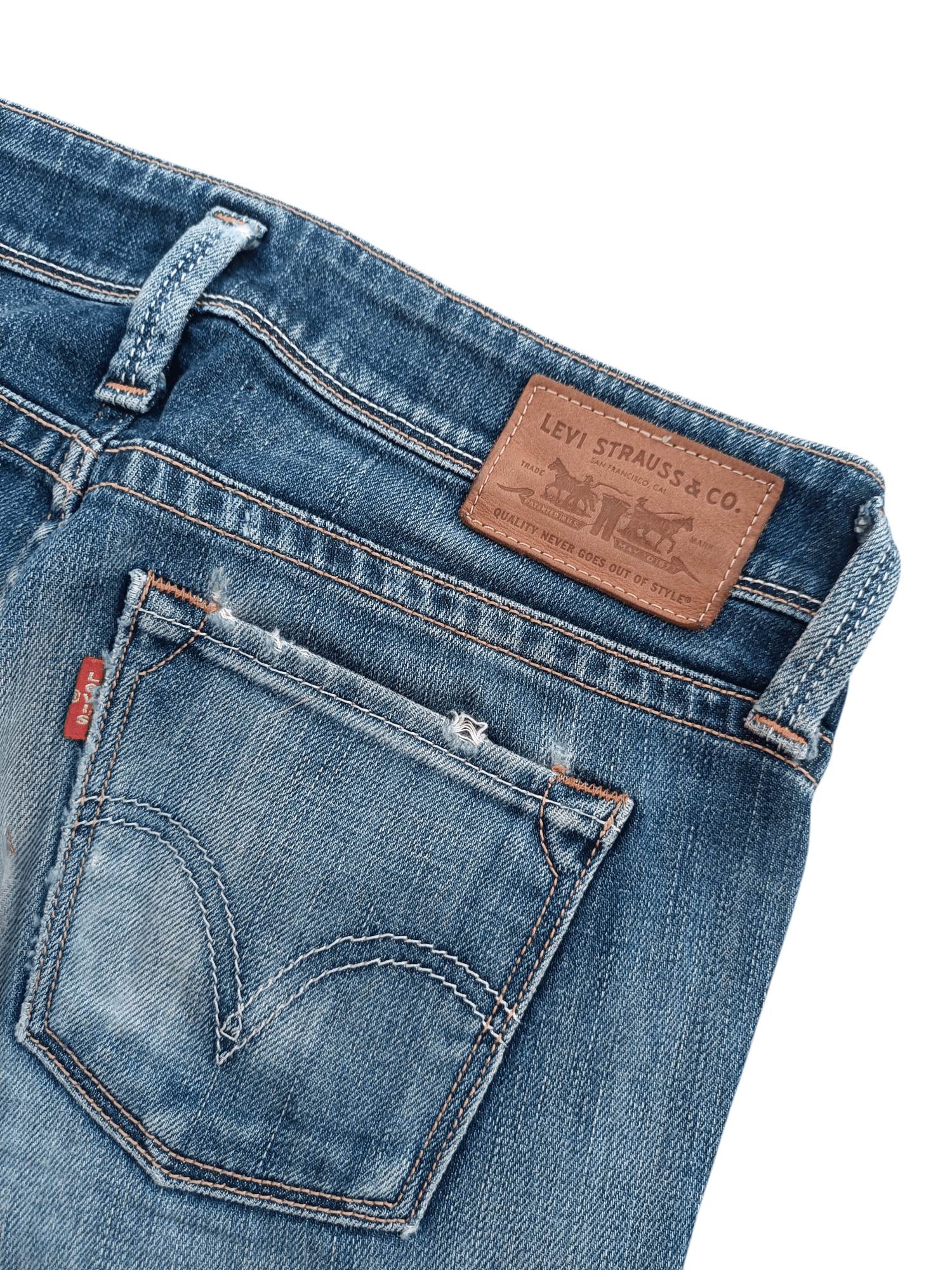 Levi's × Levi's Vintage Clothing × Vintage Vintage Levis Flared Faded Washed Distressed Denim E018 Size US 30 / EU 46 - 2 Thumbnail