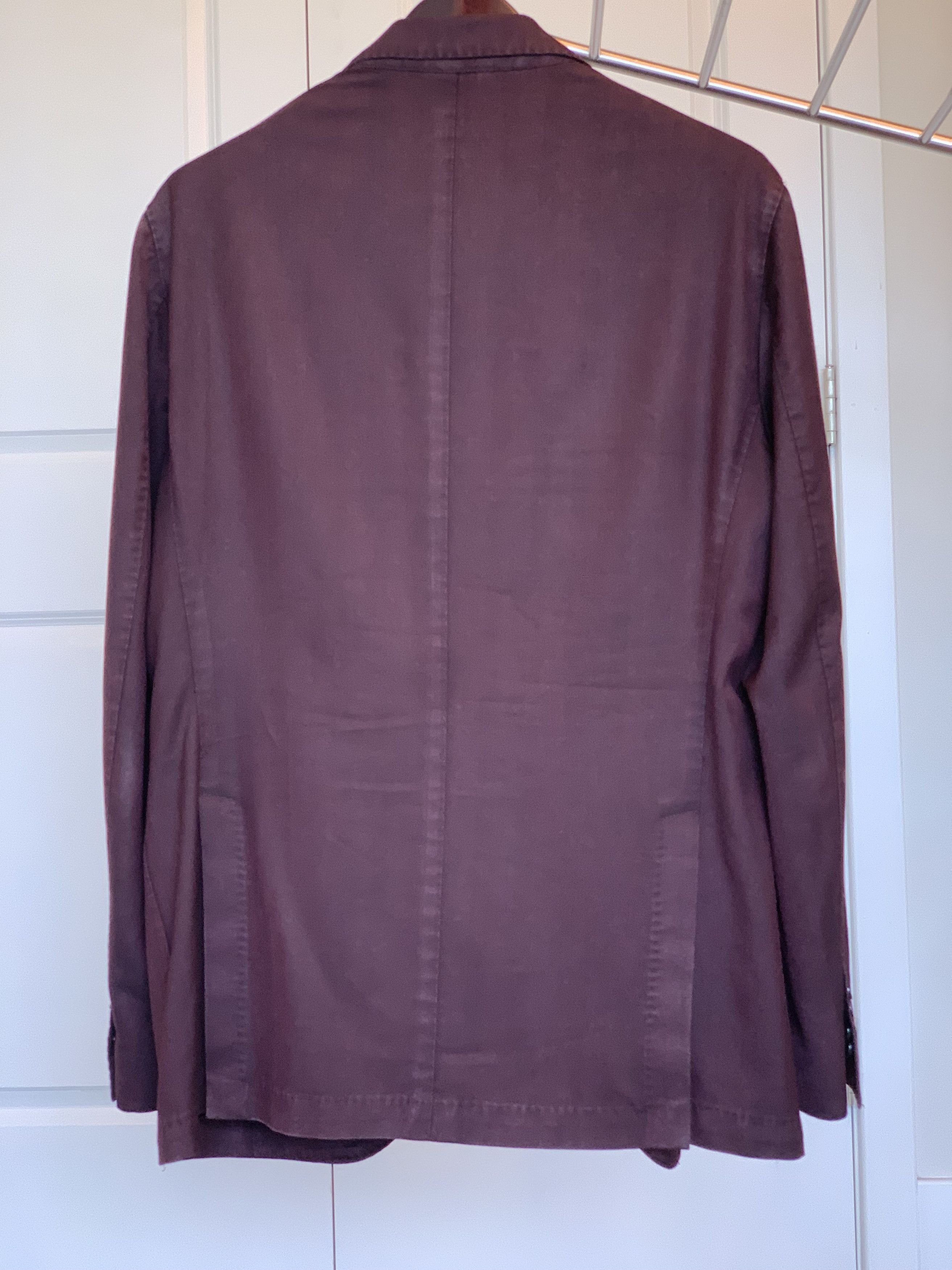 Neiman Marcus Neiman Marcus Burgundy Italian Blazer Size 40R - 3 Thumbnail