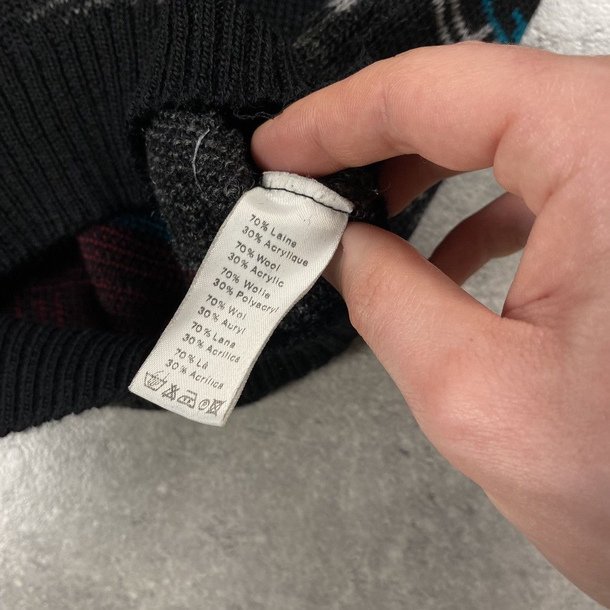 Lacoste × Vintage Chemise Lacoste Wool Sweater Made in France Size US L / EU 52-54 / 3 - 7 Thumbnail