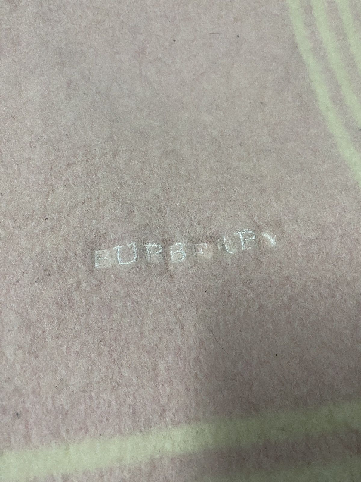 Burberry Burberry Single Size Wool Blanket Size ONE SIZE - 2 Thumbnail