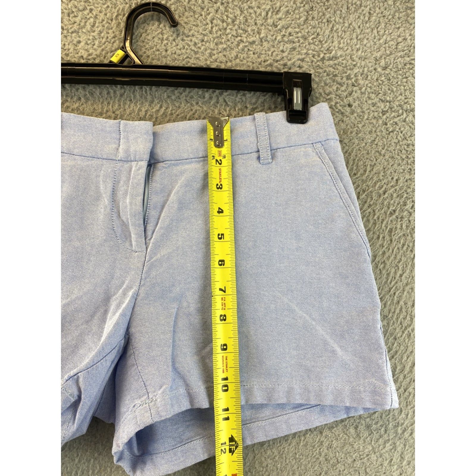 J.Crew J.Crew Chino City Shorts Women’s Size 2 Blue Flat Front Size 26" / US 2 / IT 38 - 4 Thumbnail