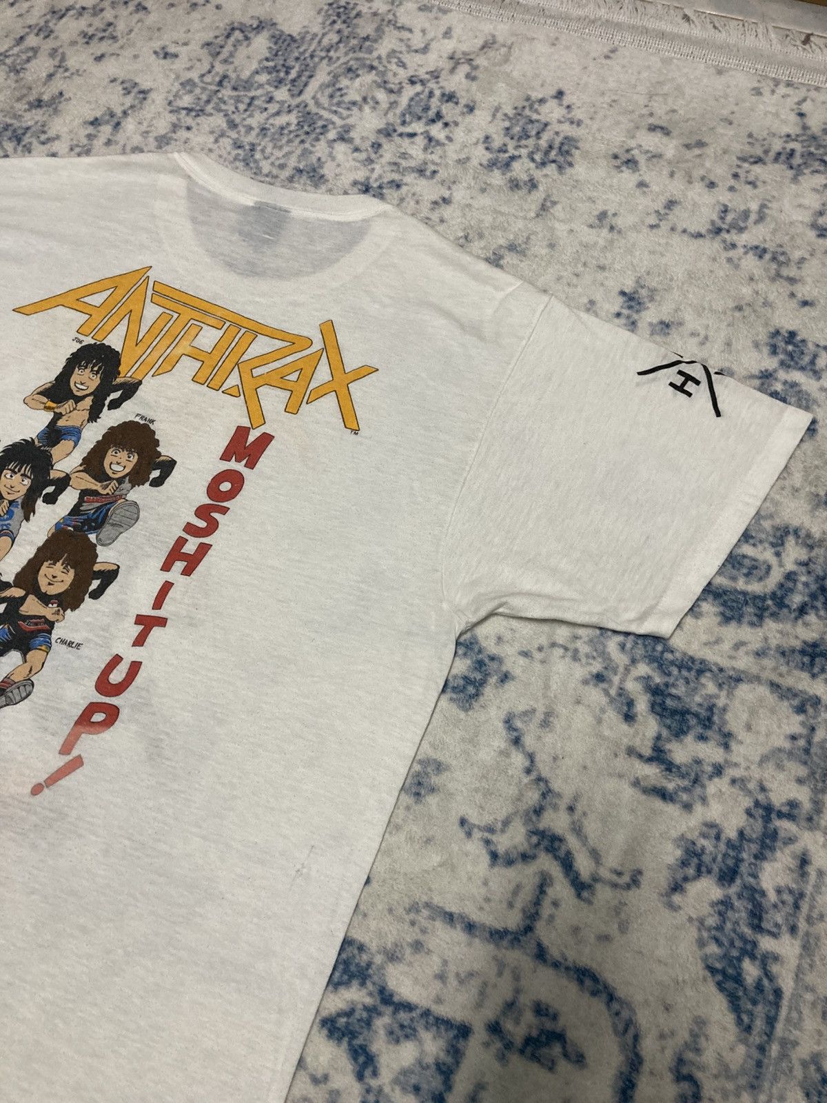 Band Tees Vintage 80’s Anthrax Size US L / EU 52-54 / 3 - 8 Thumbnail