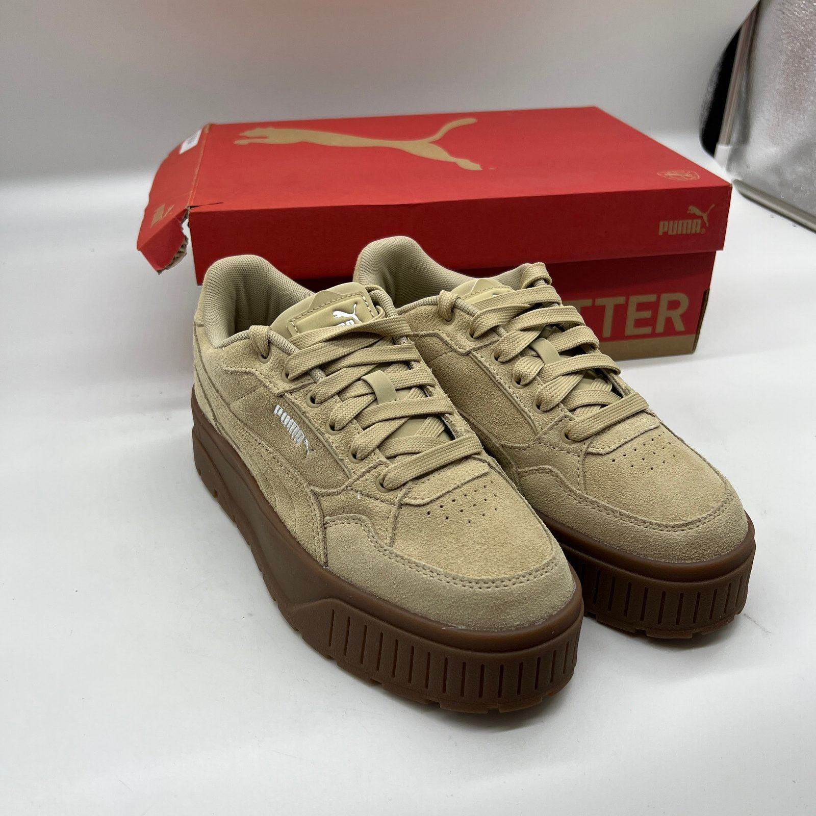 Other Puma Tan Sneakers with Brown Soles Women US Size 7.5 Size US 7.5 / IT 37.5 - 2 Thumbnail