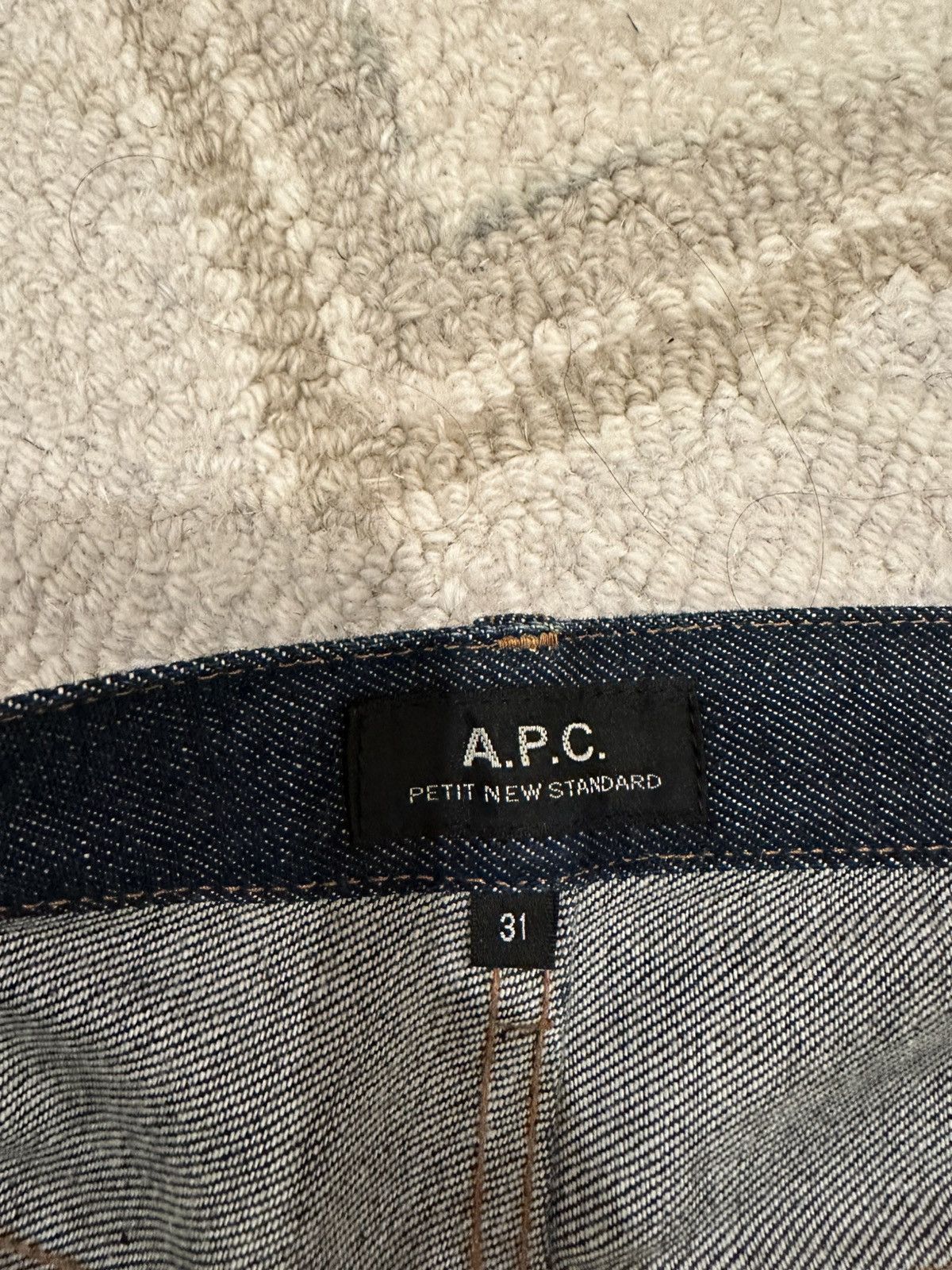 A.P.C. A.P.C Petit New Standard Jeans - Raw Indigo Size US 31 - 4 Thumbnail