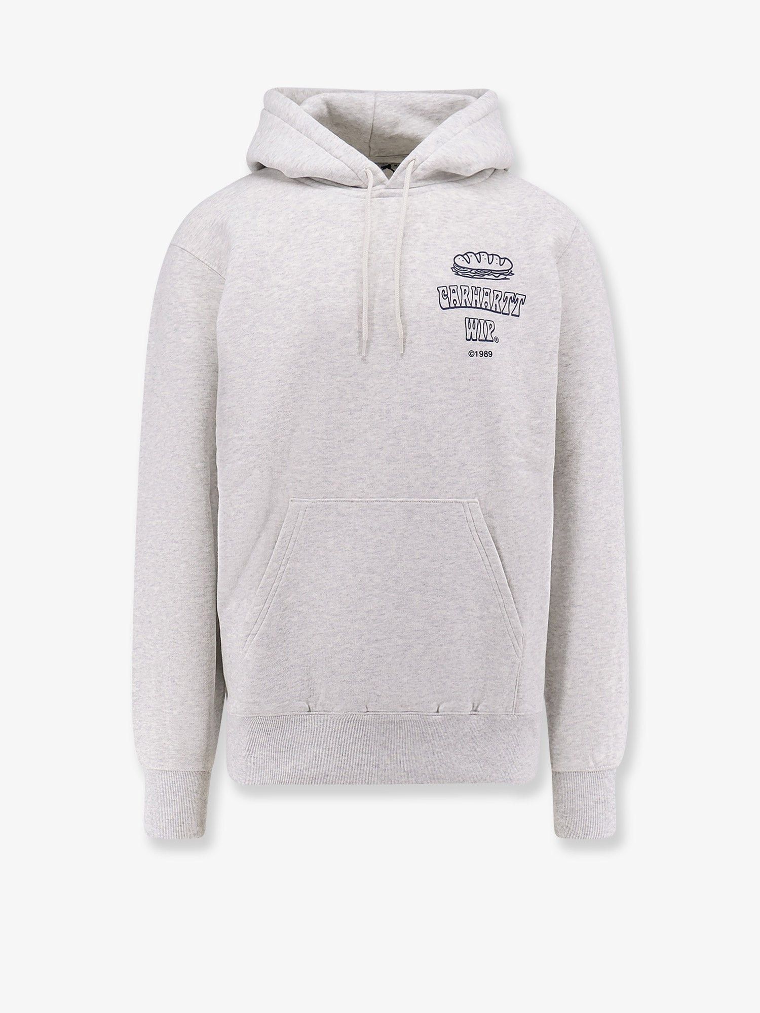 スウェット・トレーナー CARHARTT WIP Cotton sweatshirt with washed out effect Grigio CARHARTT WIP Cotton sweatshirt with washed out effect Grigio