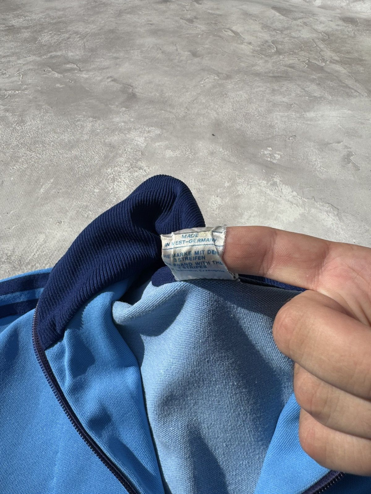 Adidas Vintage Adidas 80s-90s Zip Treck Jacket Made in West Germany Size US S / EU 44-46 / 1 - 14 Thumbnail