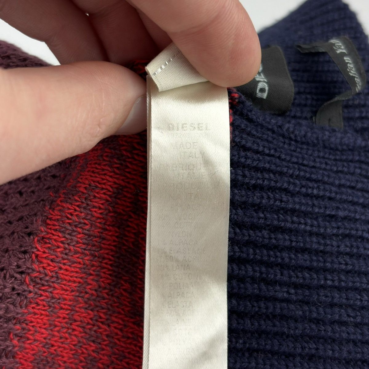 Diesel Diesel Vintage Knit Beanie Hat Size ONE SIZE - 8 Thumbnail