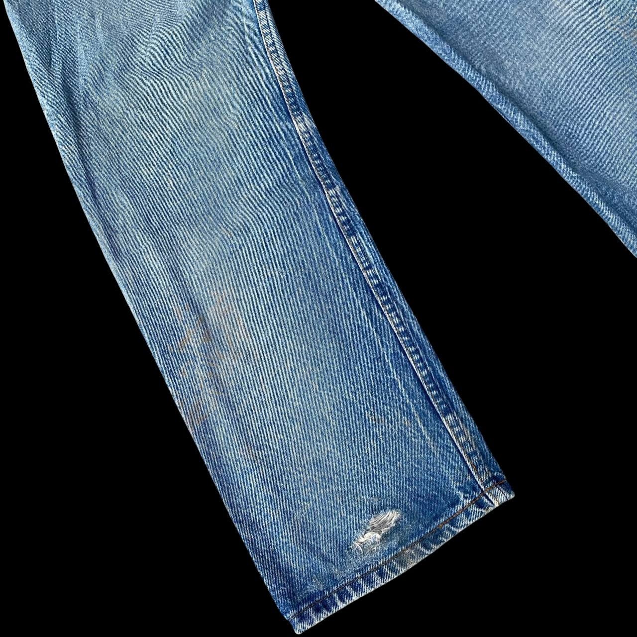 Levi's Vintage Clothing VINTAGE 80S LEVIS 501 DISTRESSED REPAIR DENIM W30X28" Size US 30 / EU 46 - 8 Thumbnail