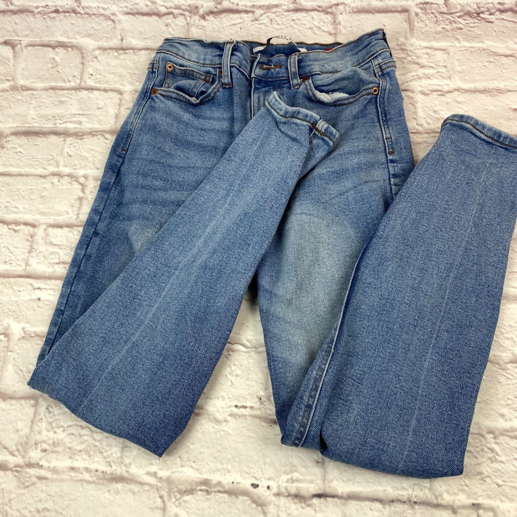 Vintage Celebrity Pink Jeans 5 27 Juniors Blue The Spice Out Of Time Stretch Denim Pants Size 27" / US 4 / IT 40 - 3 Thumbnail