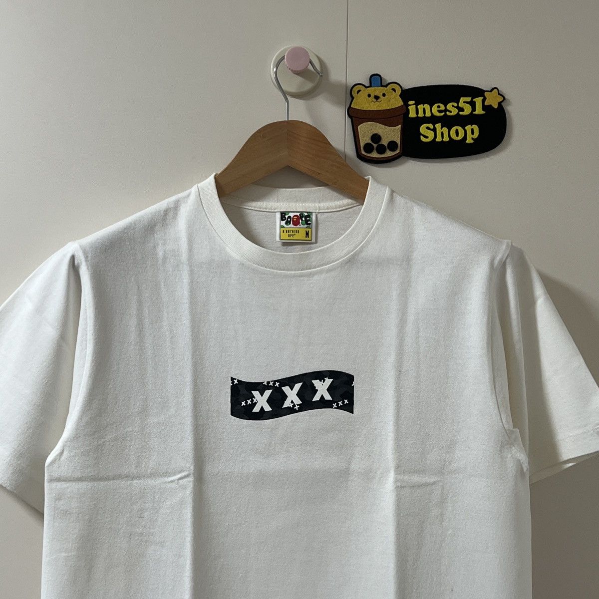Bape Bape x god selection xxx box logo tee Size US M / EU 48-50 / 2 - 7 Thumbnail