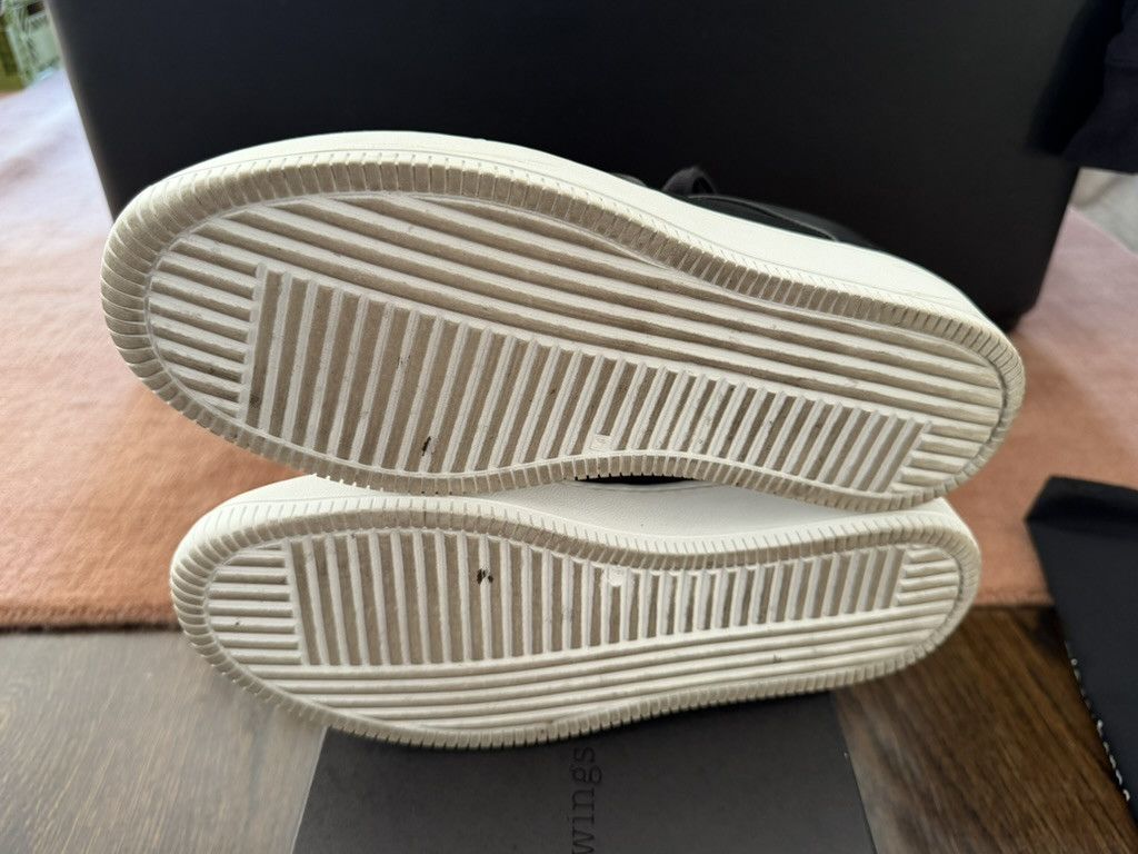 Wings + Horns Black Calf Leather Sneaker Size US 9 / EU 42 - 6 Thumbnail