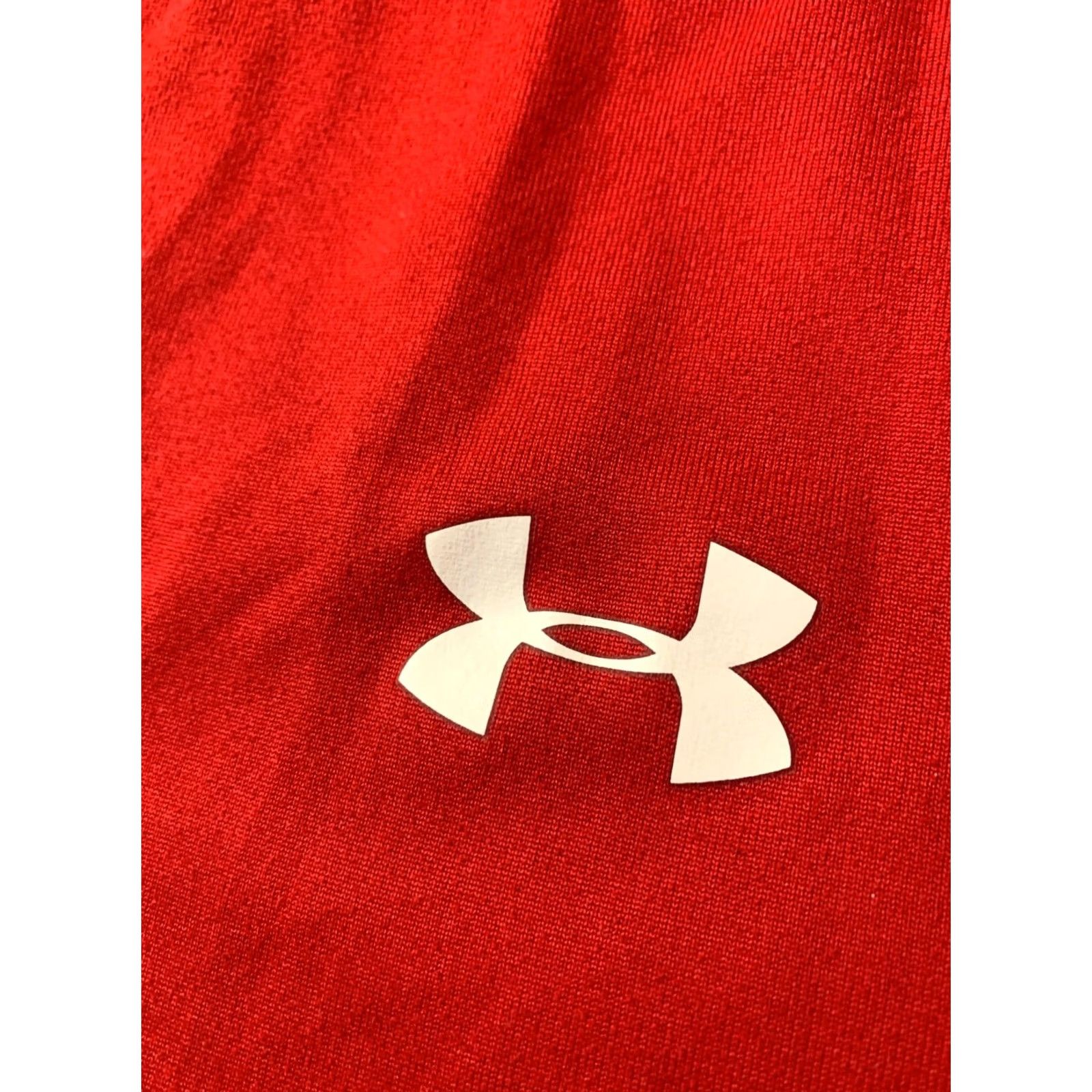 Under Armour Under Armour Mens Training Compression Shirt Jersey T-Shirt Original Size L Red Short Sleeve Adult Large Shirt Size US L / EU 52-54 / 3 - 3 Thumbnail