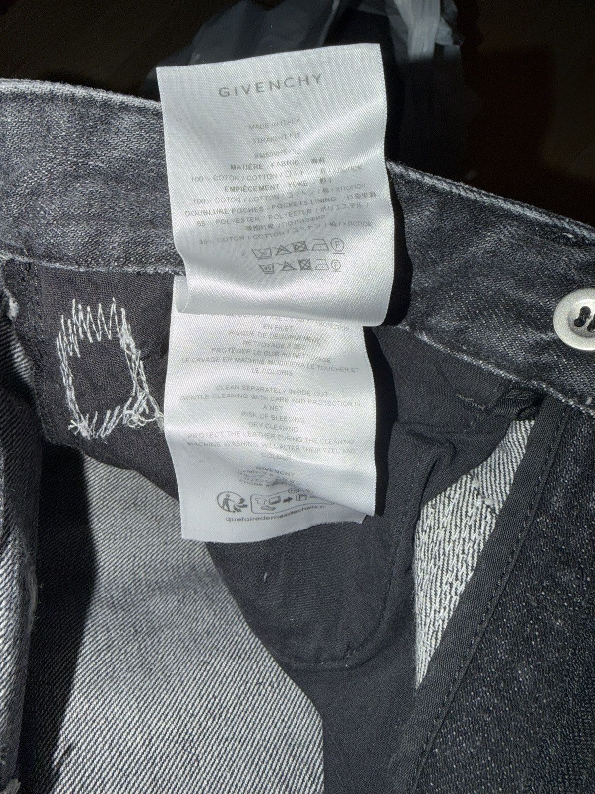 Givenchy Givenchy black jeans boro Matthew Williams Size US 30 / EU 46 - 6 Thumbnail
