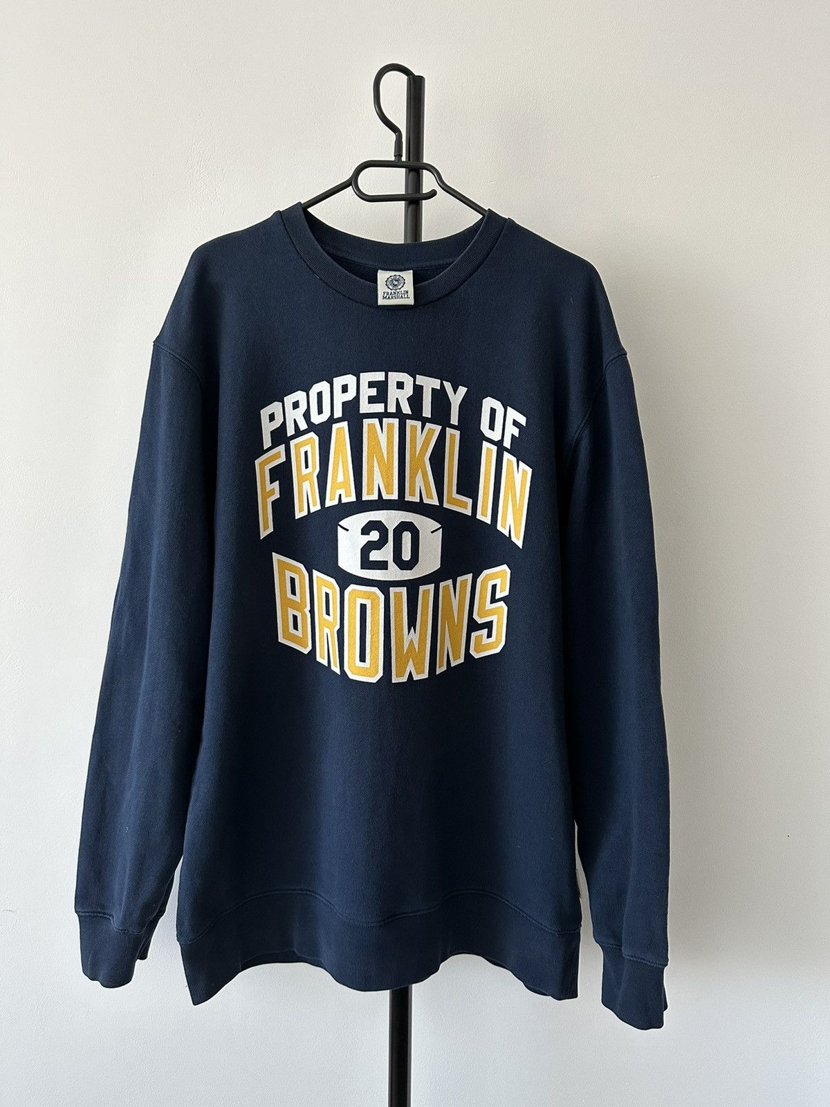 Franklin & Marshall Franklin & Marshall navy sweatshirt crew neck Size US XL / EU 56 / 4 - 1 Thumbnail