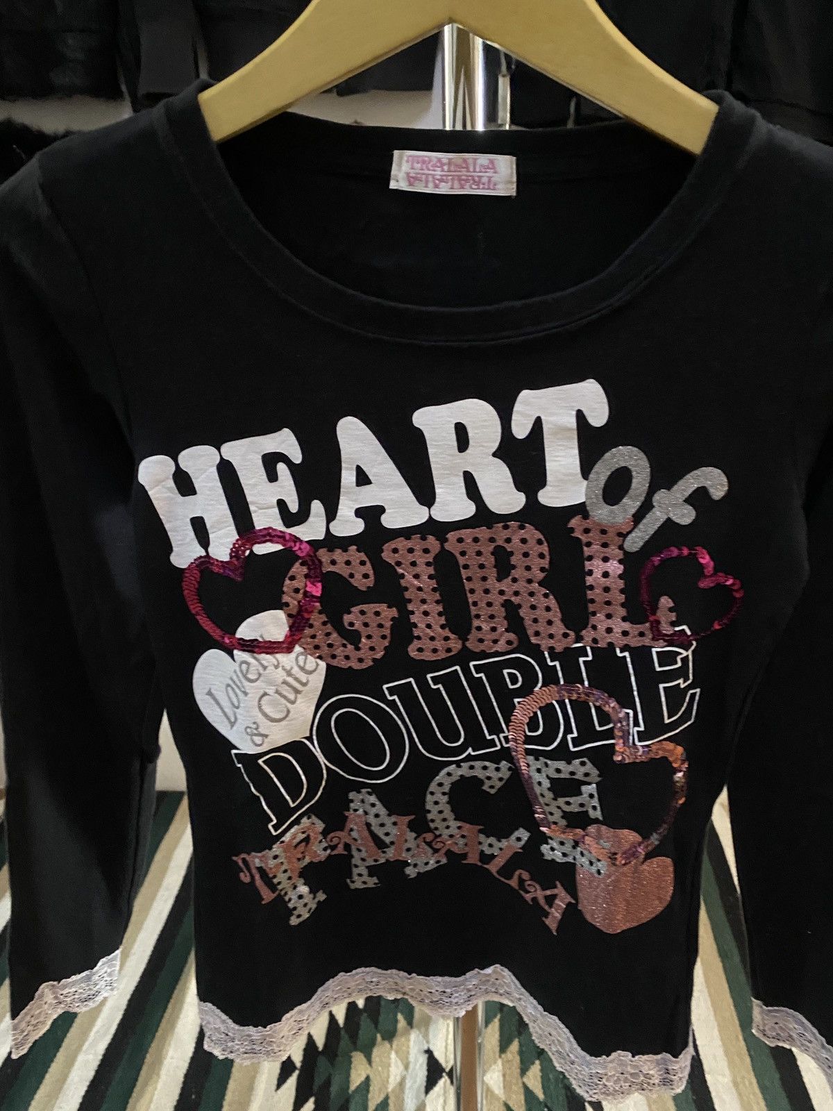 Japanese Brand Japanese Tralala Poem Long Slevee Tee Shirt Size US M / EU 48-50 / 2 - 4 Thumbnail