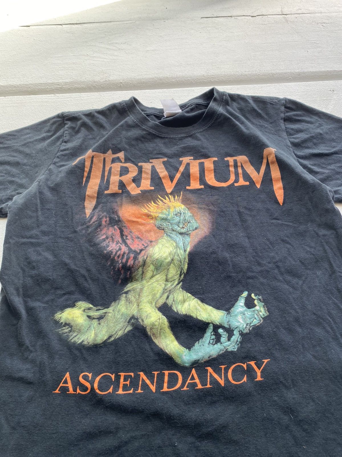 Band Tees × Vintage 00s🔥Trivium Ascendency Band Rock Tour Black Tee Size US M / EU 48-50 / 2 - 4 Thumbnail