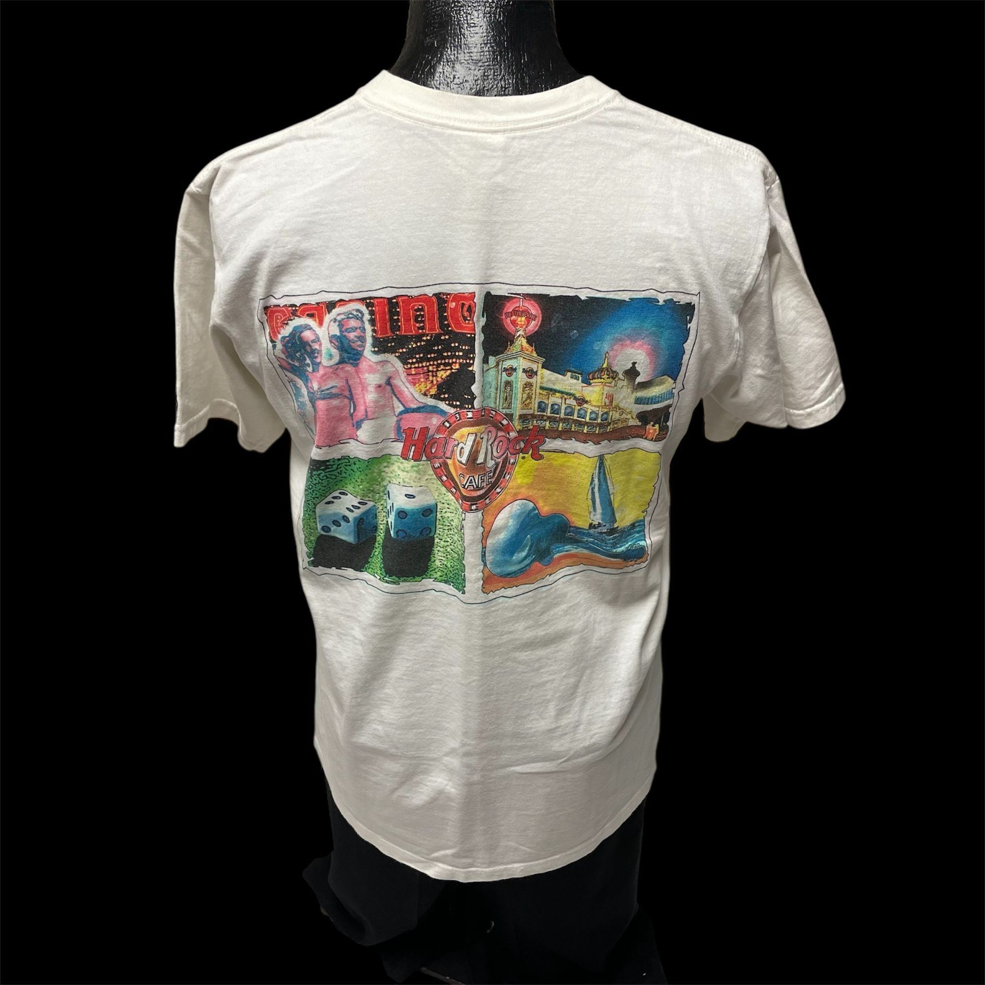 Hard Rock Cafe Vtg Hard Rock Cafe Atlantic City CASINO Graphic T Shirt Size US M / EU 48-50 / 2 - 3 Thumbnail