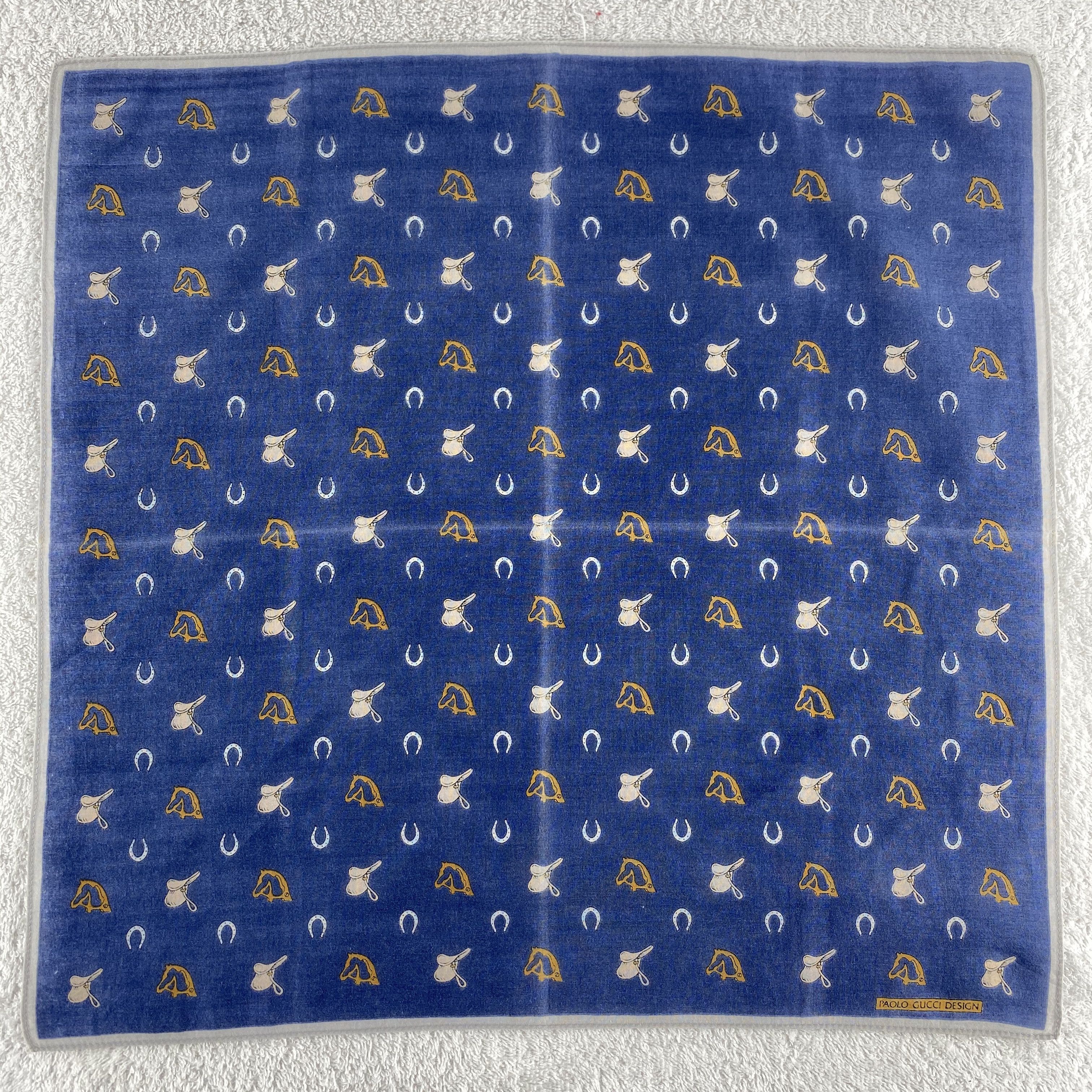 Paolo Gucci × Vintage Paolo Gucci Neckerchief / Bandana / Handkerchief Size ONE SIZE - 3 Thumbnail
