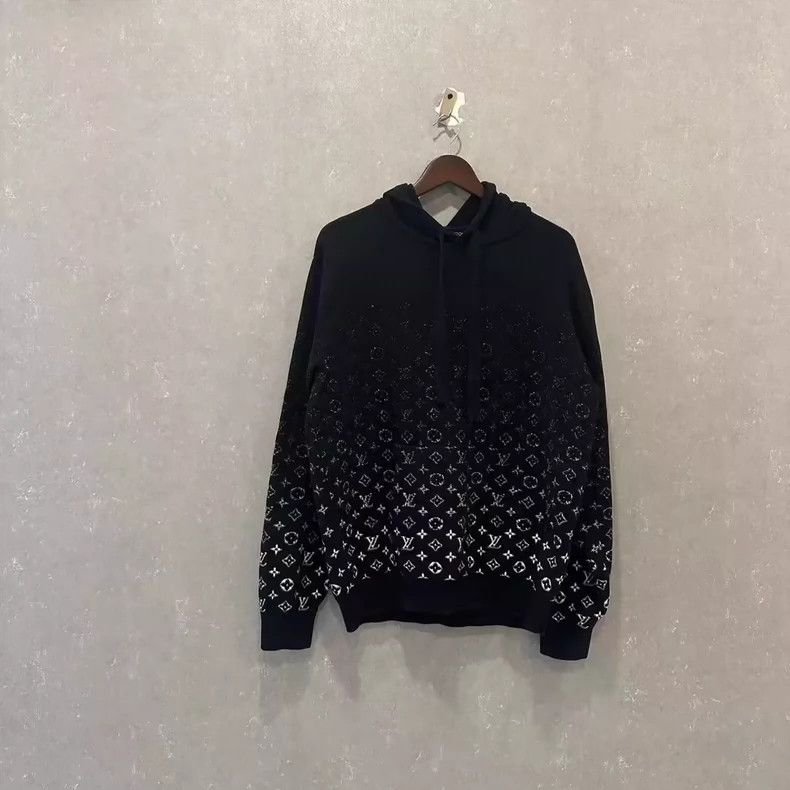 Louis Vuitton LOUIS VUITTON FW22 Black and White Full Print Gradient Hood Size US XL / EU 56 / 4 - 1 Thumbnail