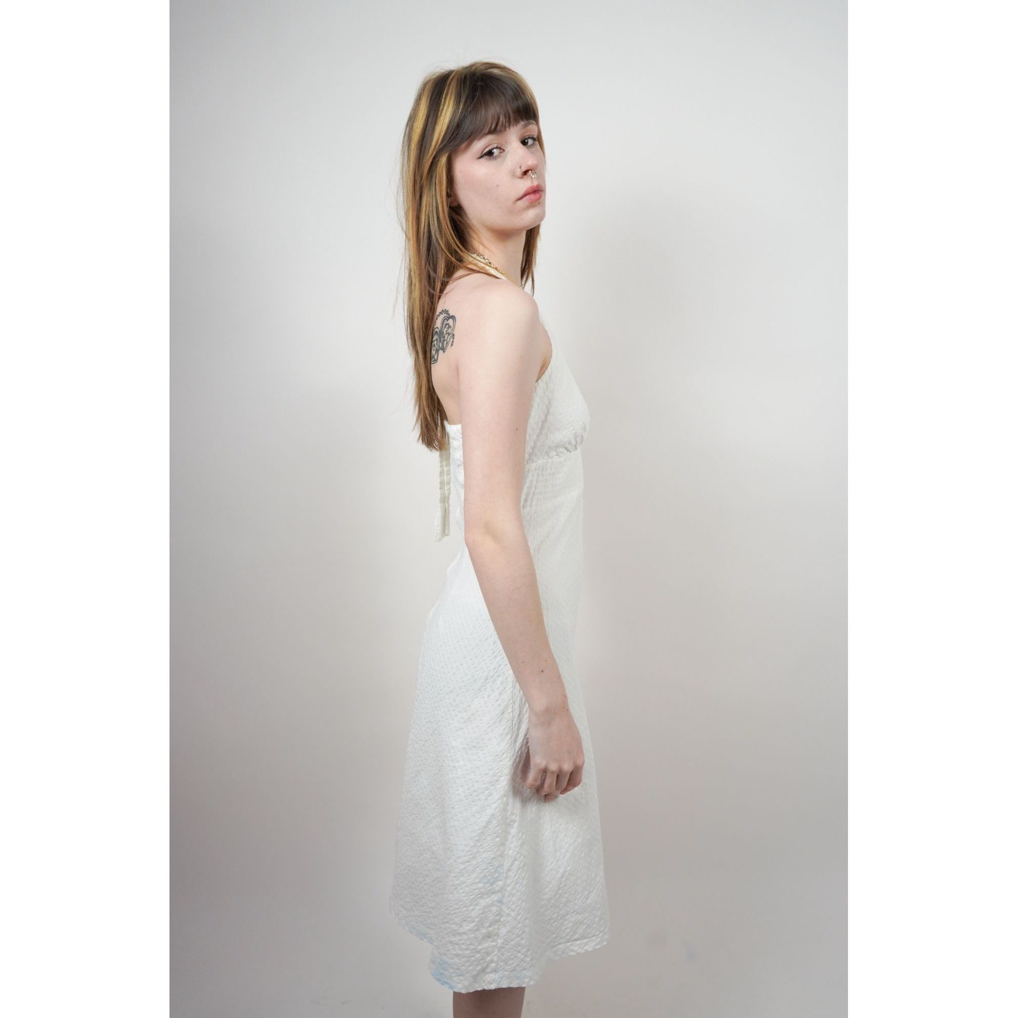 Other Smart Set White Dress Size S / US 4 / IT 40 - 8 Thumbnail