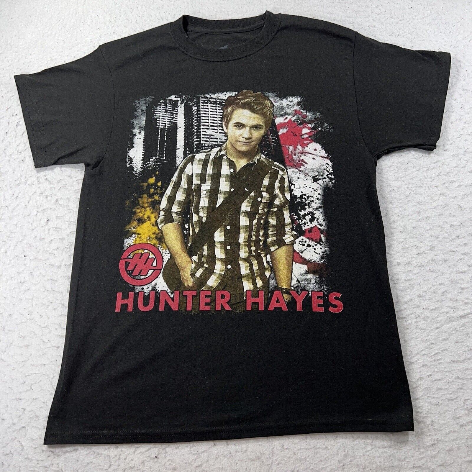 Hanes Hunter Hayes Medium Tattoo Your Name 2014 Graphic T Shirt Size US M / EU 48-50 / 2 - 1 Thumbnail