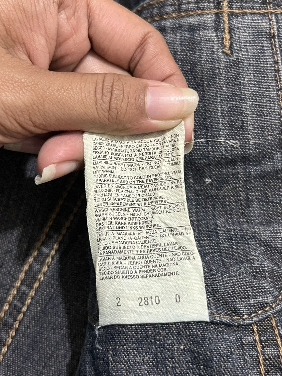 Other Benetton Denim Jacket Made in Italy Size M Size M / US 6-8 / IT 42-44 - 9 Thumbnail