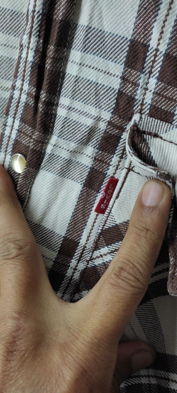 Levi's VINTAGE 90SLEVIS RED TAB CASUAL WEAR FLANNEL Size US L / EU 52-54 / 3 - 12 Thumbnail