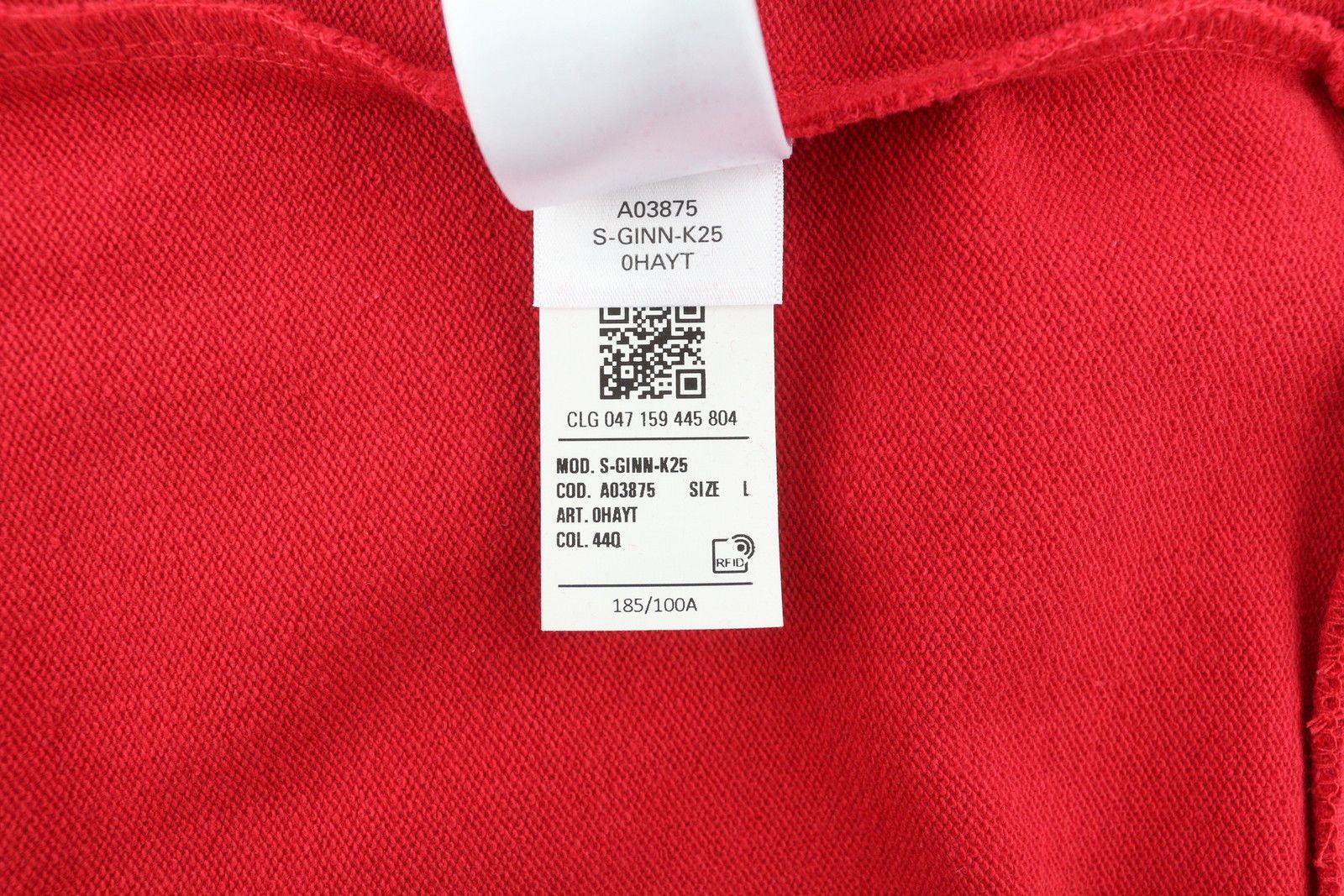 Diesel S-GINN-K25 L Red Front Logo Sweatshirt 41018 Size US L / EU 52-54 / 3 - 12 Thumbnail