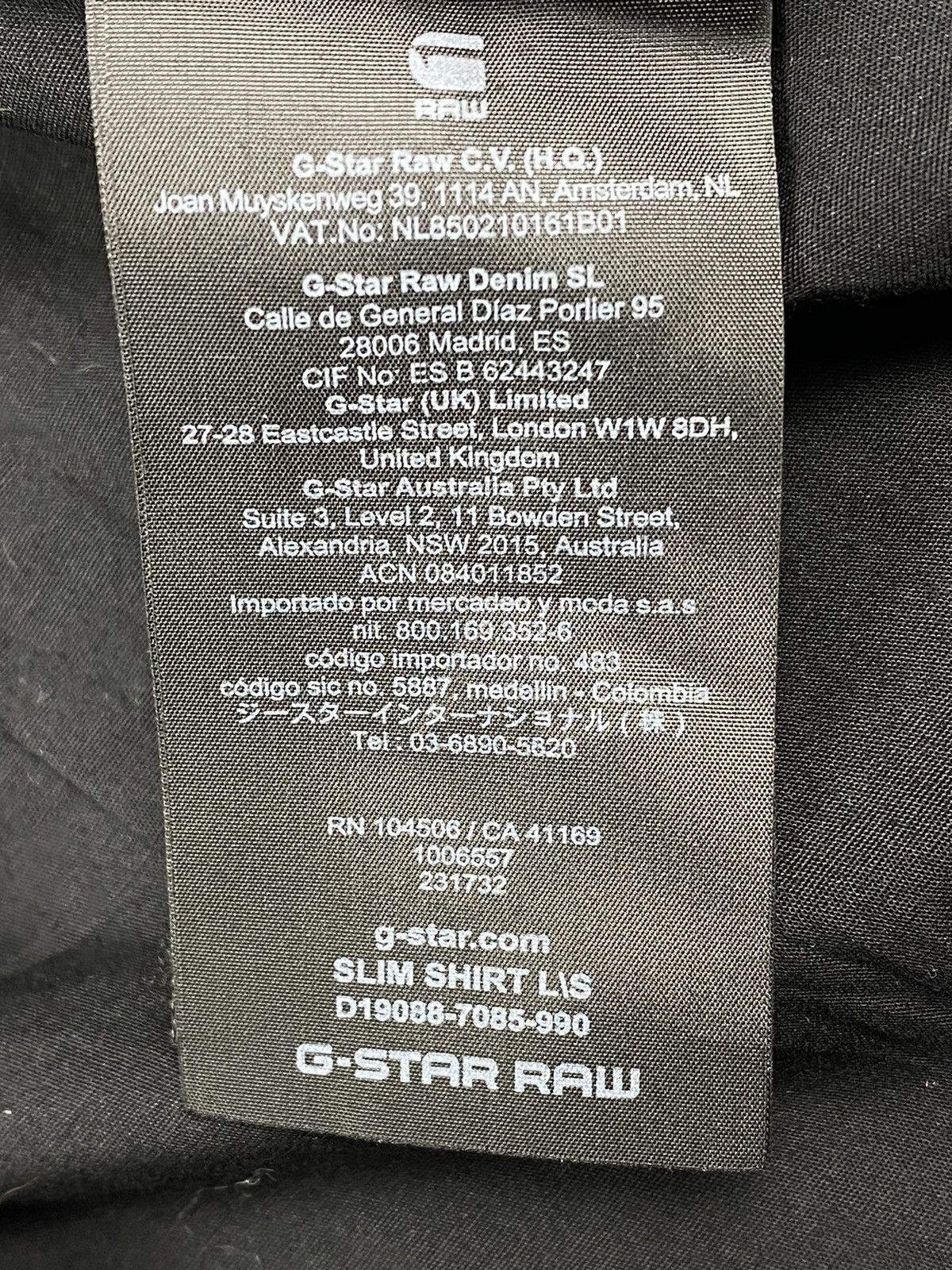 G-Star Designer G Star Raw MIB Button Up Shirt Size US M / EU 48-50 / 2 - 14 Thumbnail