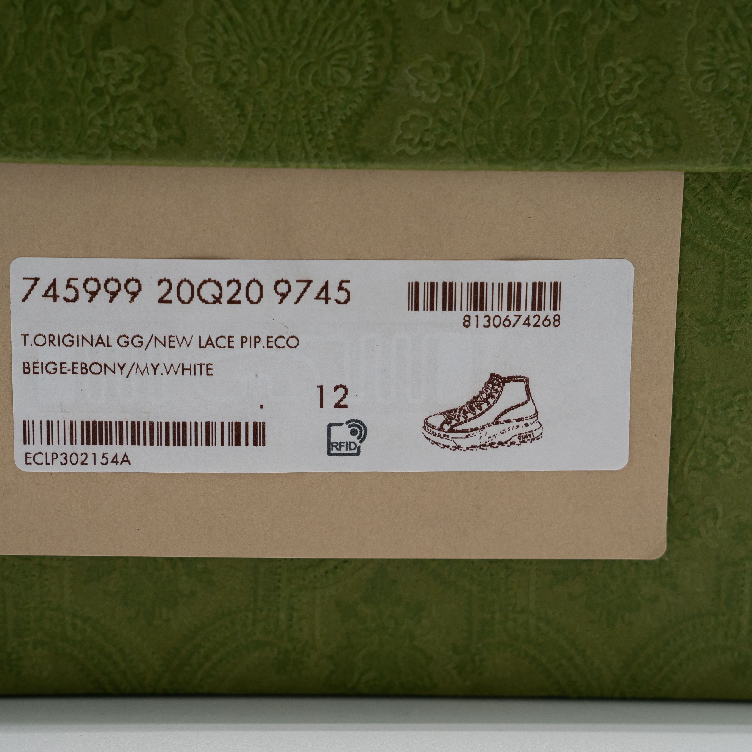 Gucci Gucci Tennis Platform GG Canvas Beige Brown Sneakers High Size US 12.5 / EU 45-46 - 13 Thumbnail