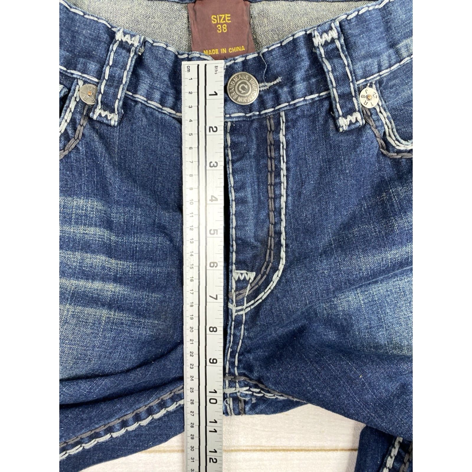 True Religion True Religion Billy Jeans 38 Dark Distressed Straight USA Denim Cotton Regular 5-Pocket Mens Jeans Billy USA Shirt? Size US 38 / EU 54 - 7 Thumbnail