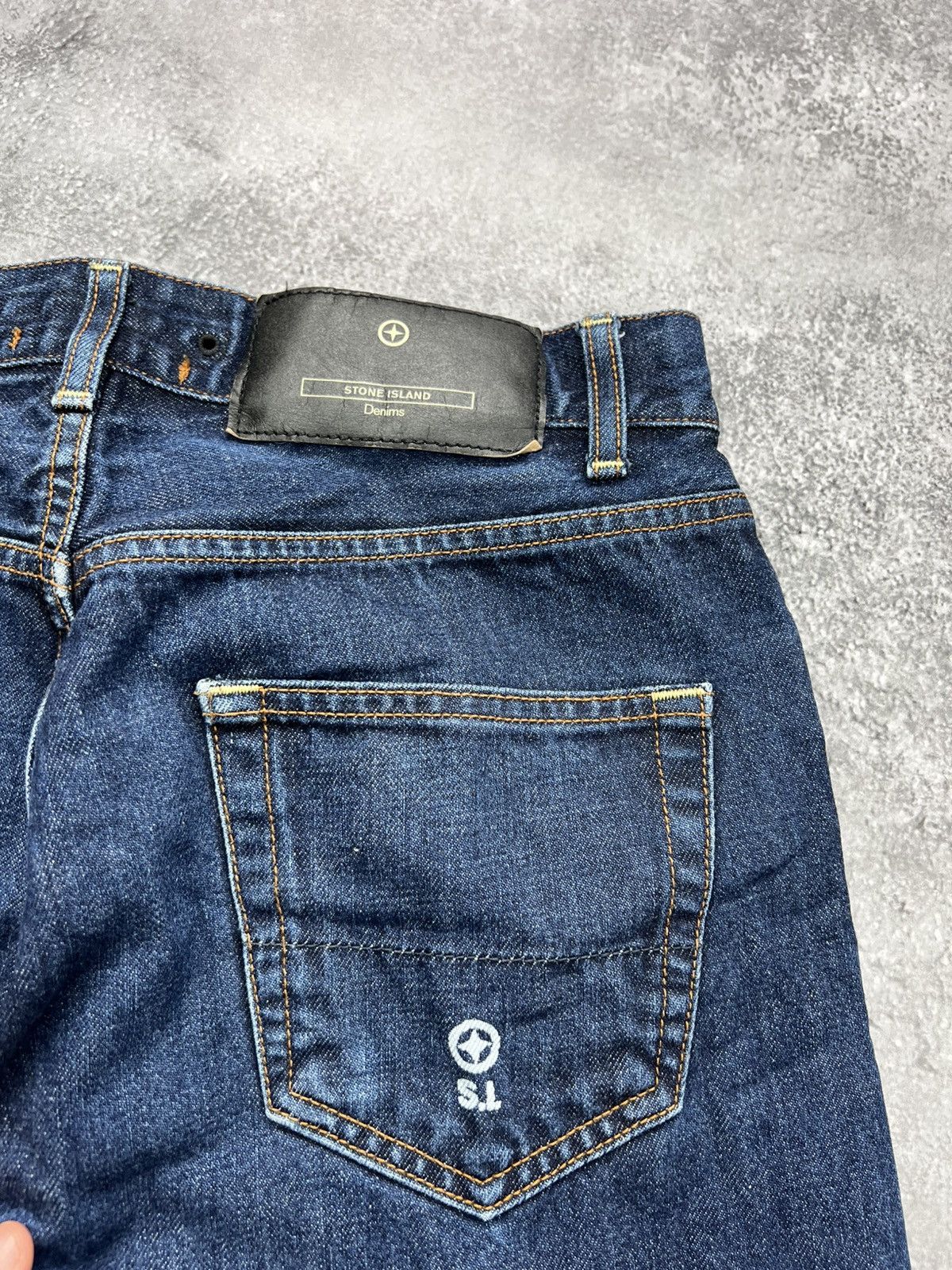Stone Island Stone Island Blue Denim Pants Jeans Mens Massimo Osti Size US 30 / EU 46 - 11 Thumbnail