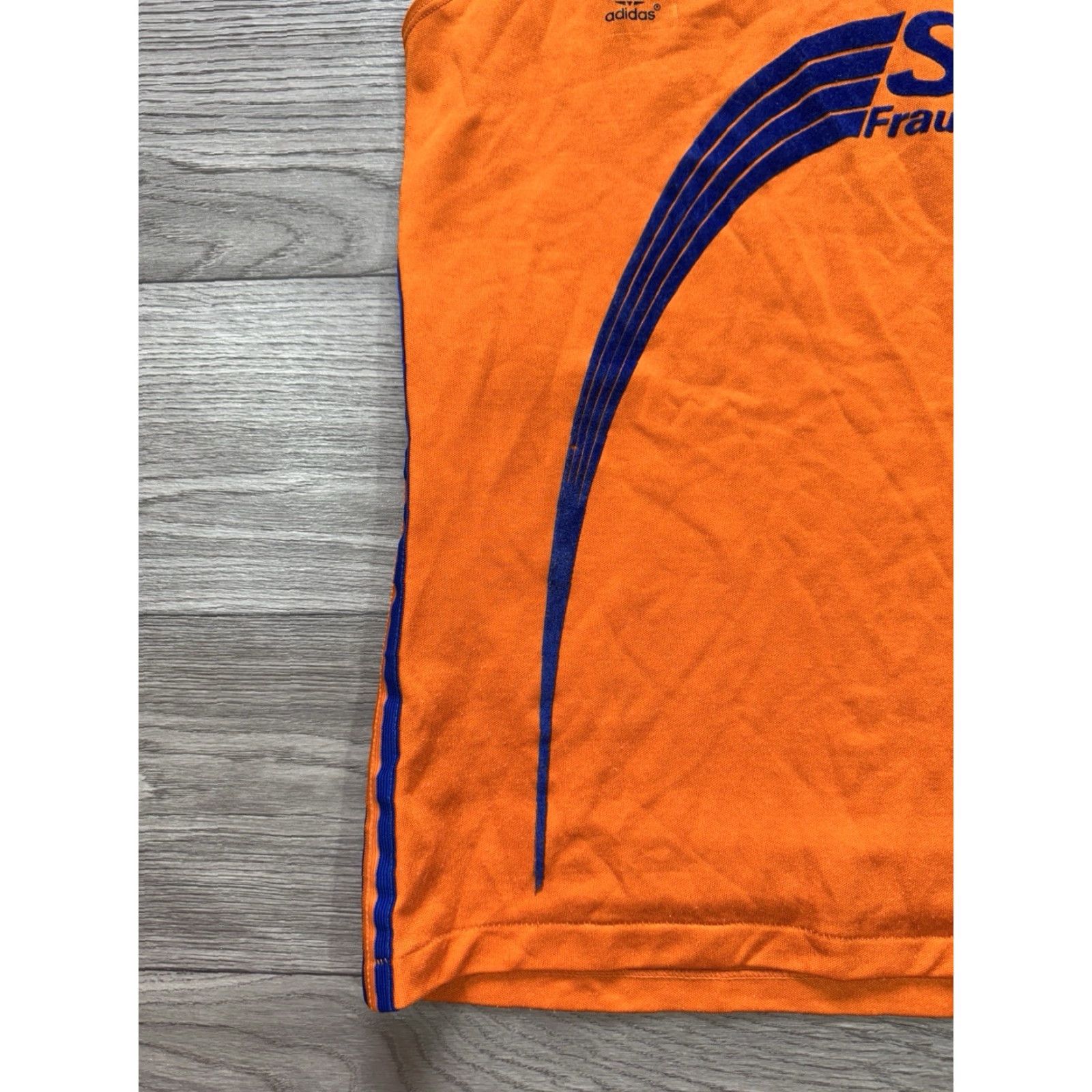 Adidas VINTAGE Adidas Originals STV Frauenfeld 1970s Tank Top Made in West Germany Orange M Tank Mens Size US M / EU 48-50 / 2 - 7 Thumbnail