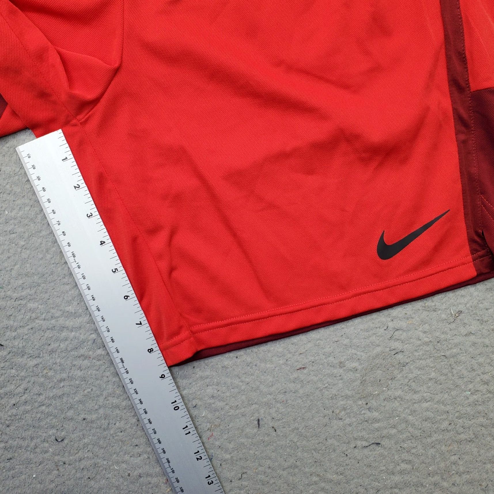 Nike Nike Knit Hybrid Training Shorts Mens XXL Red Stretch Athletic Elastic Waist Size US 39 - 4 Thumbnail