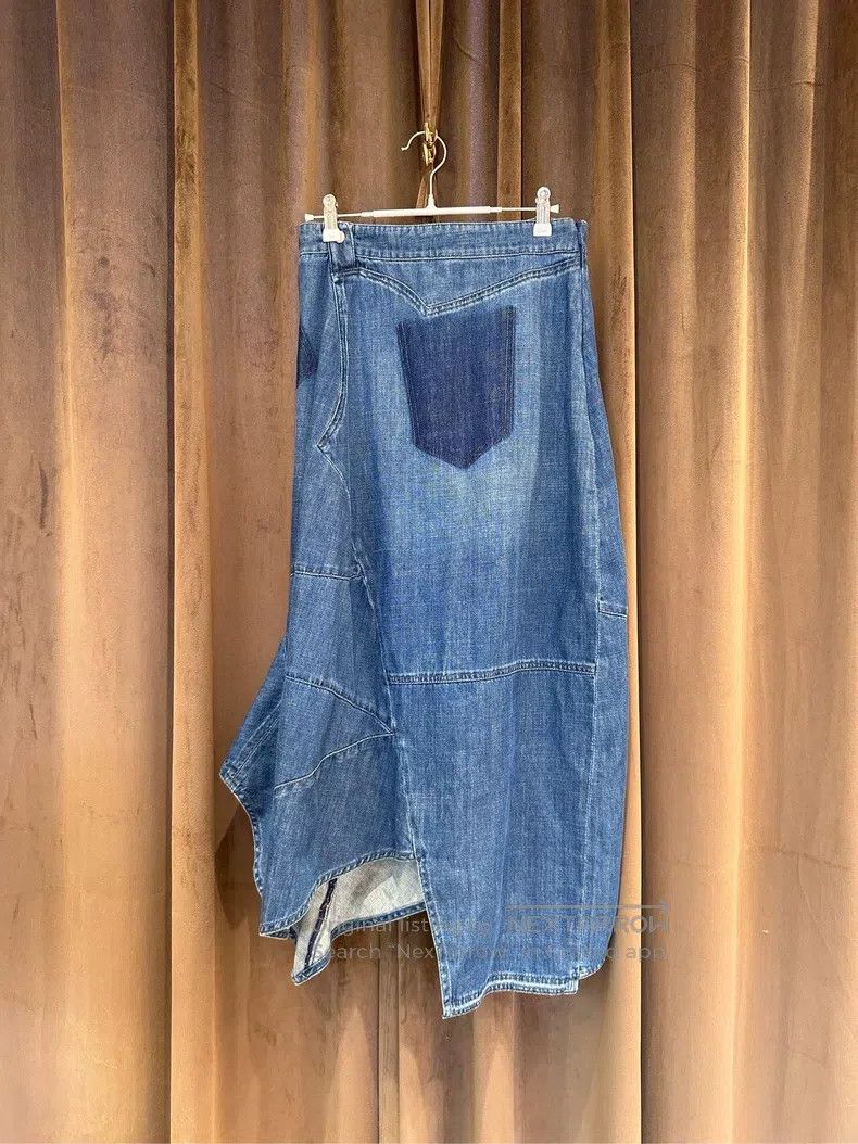 Loewe Loewe High Waist Denim Long Skirt Size 24" / US 00 / IT 34 - 2 Thumbnail