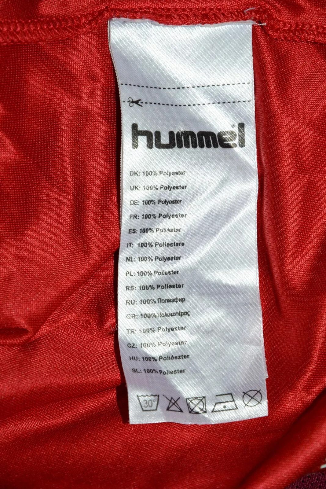 Hummel DENMARK 2017/2018 HOME FOOTBALL SHIRT HUMMEL #15 DOLBERG M Size US M / EU 48-50 / 2 - 5 Thumbnail