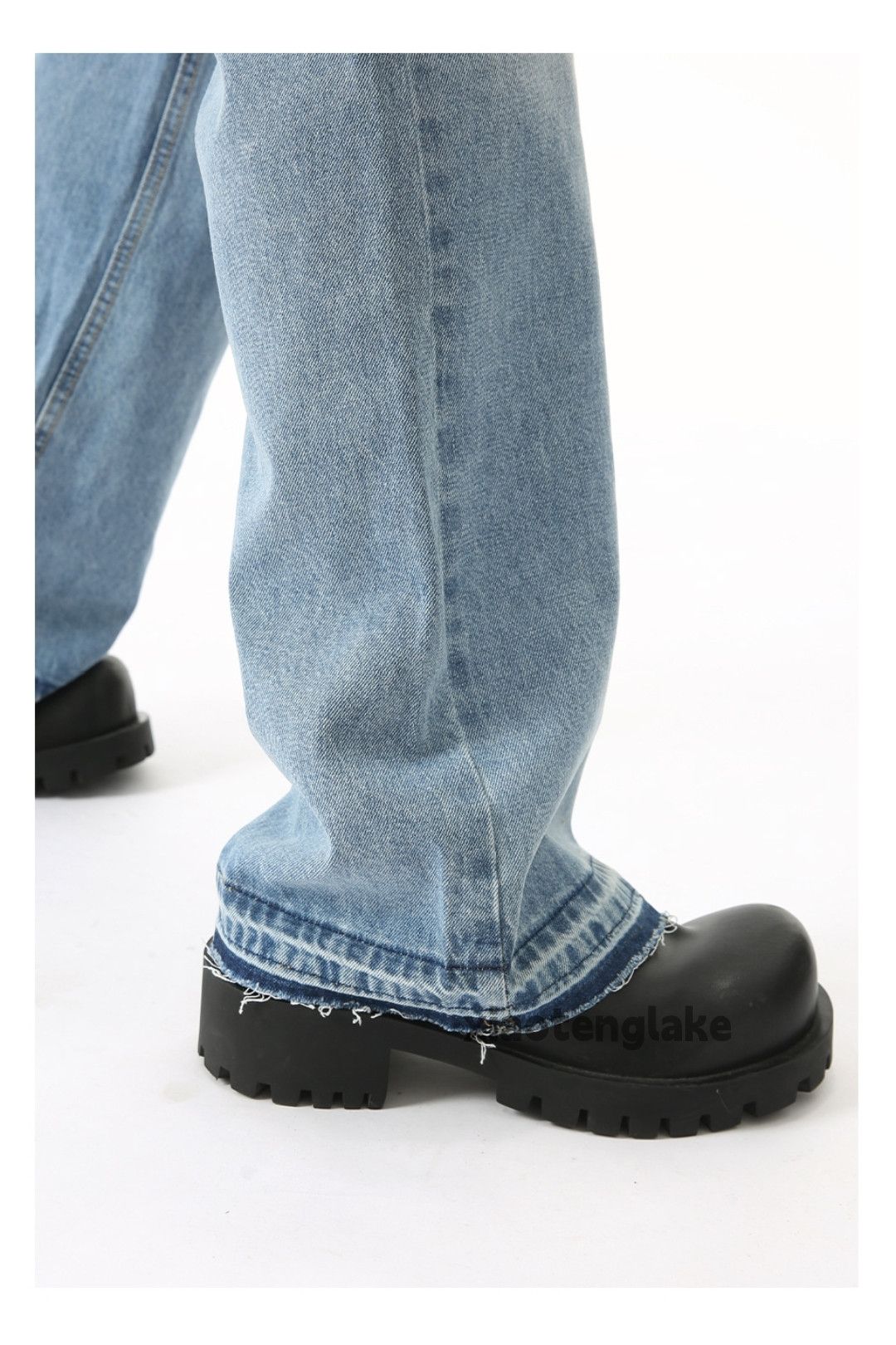 Jean × Vintage washed faded cleanfit yuppie bootcut grunge jeans Size US 30 / EU 46 - 4 Thumbnail