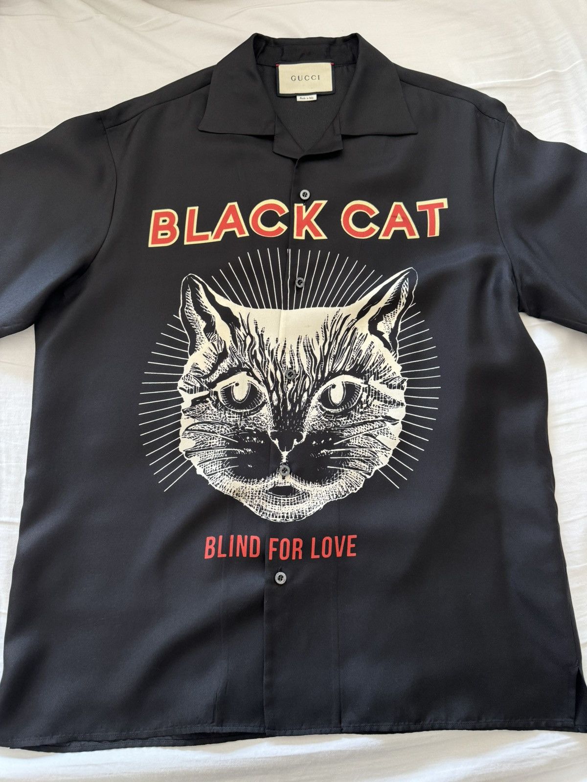 Gucci Gucci Black Cat Shirt | Grailed