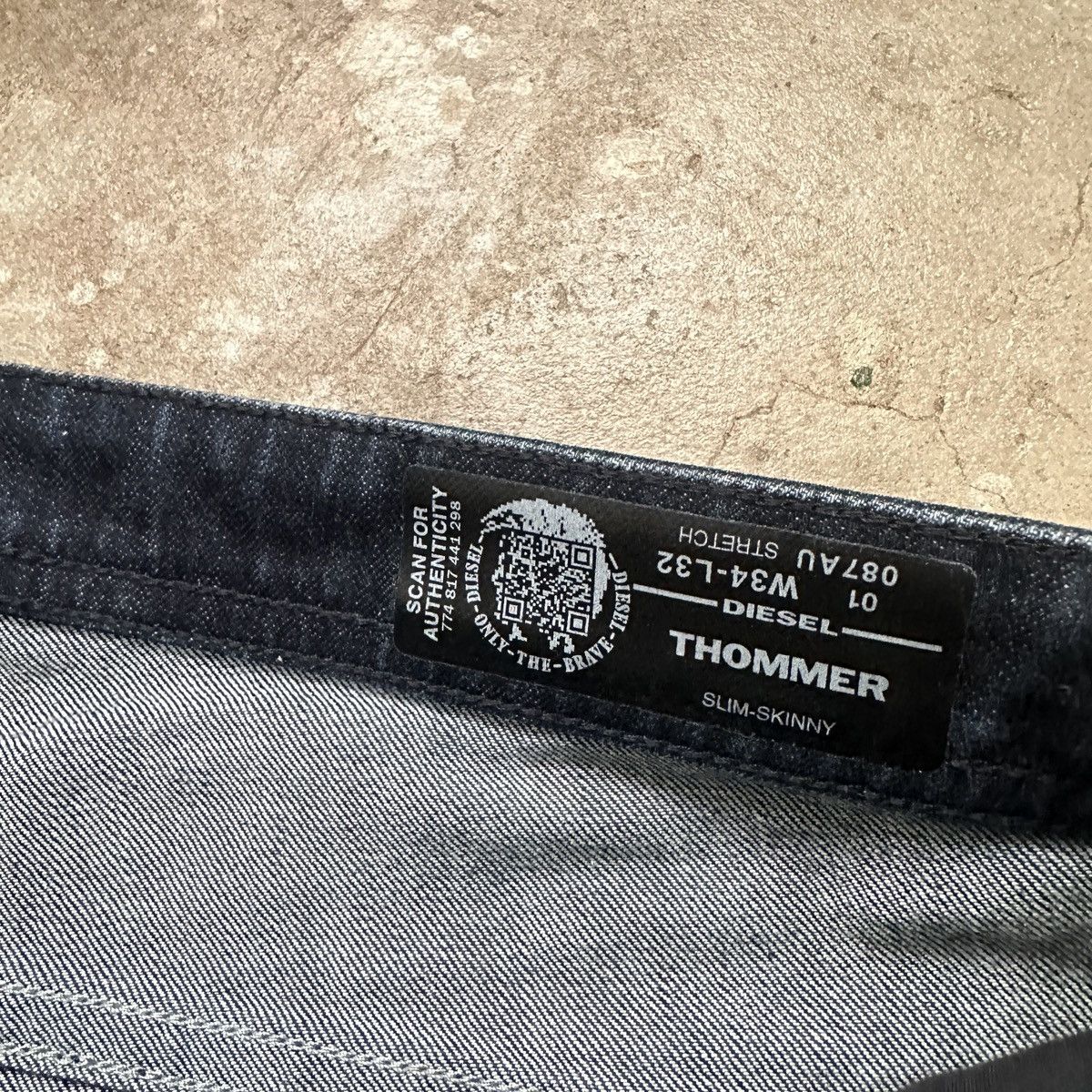 Diesel Diesel Thommer Stretch Denim Size US 34 / EU 50 - 6 Thumbnail