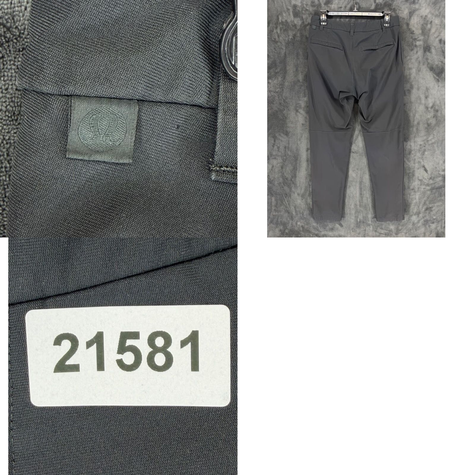 Lululemon Lululemon Lab Mens ABC Pant Slim 30 Black Technical Trouser Dress Pants Slim Mid Rise.. 30 in Inseam Size US 30 / EU 46 - 8 Thumbnail