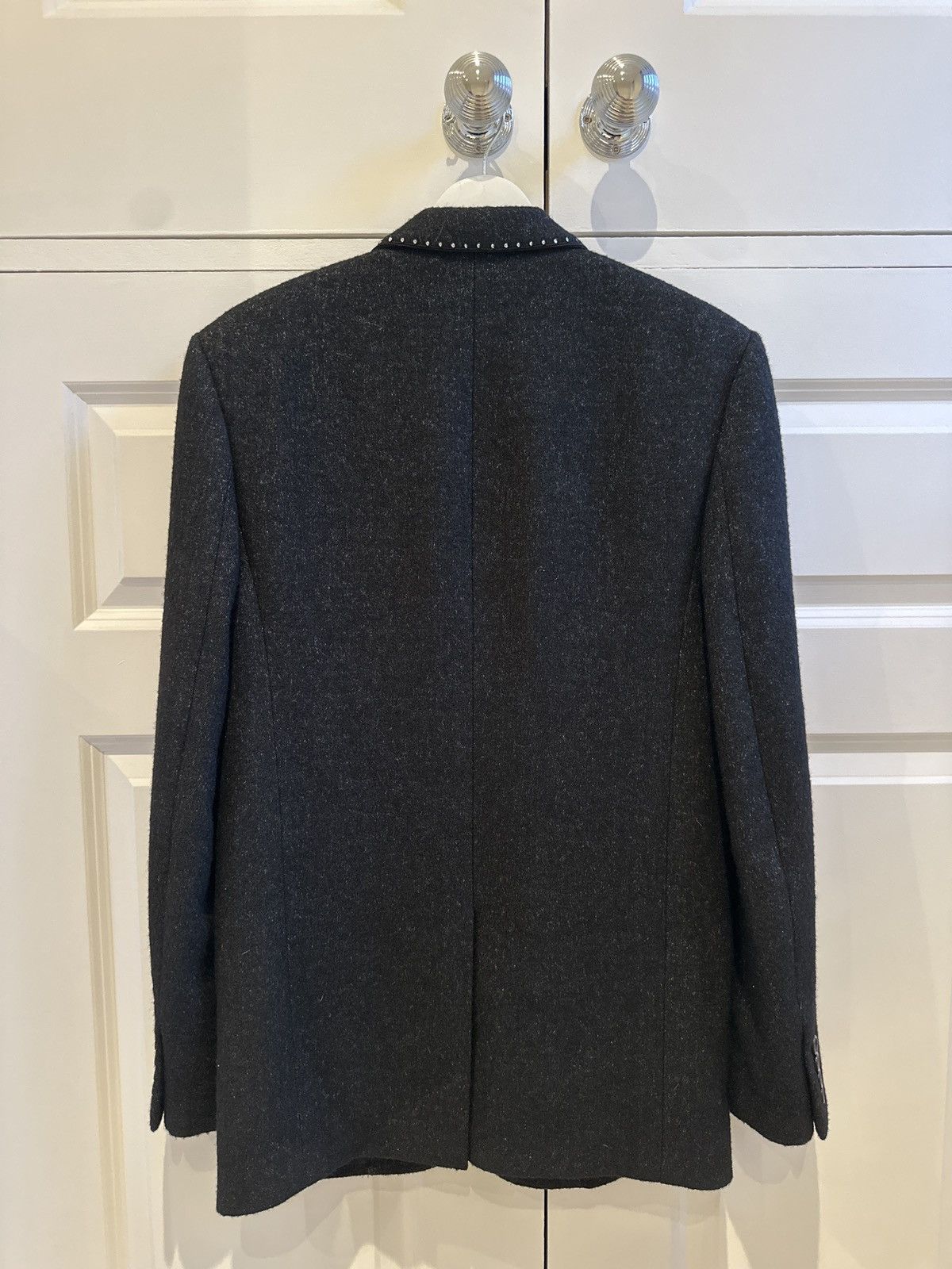 Saint Laurent Paris Studded Blazer Size 48L - 4 Thumbnail