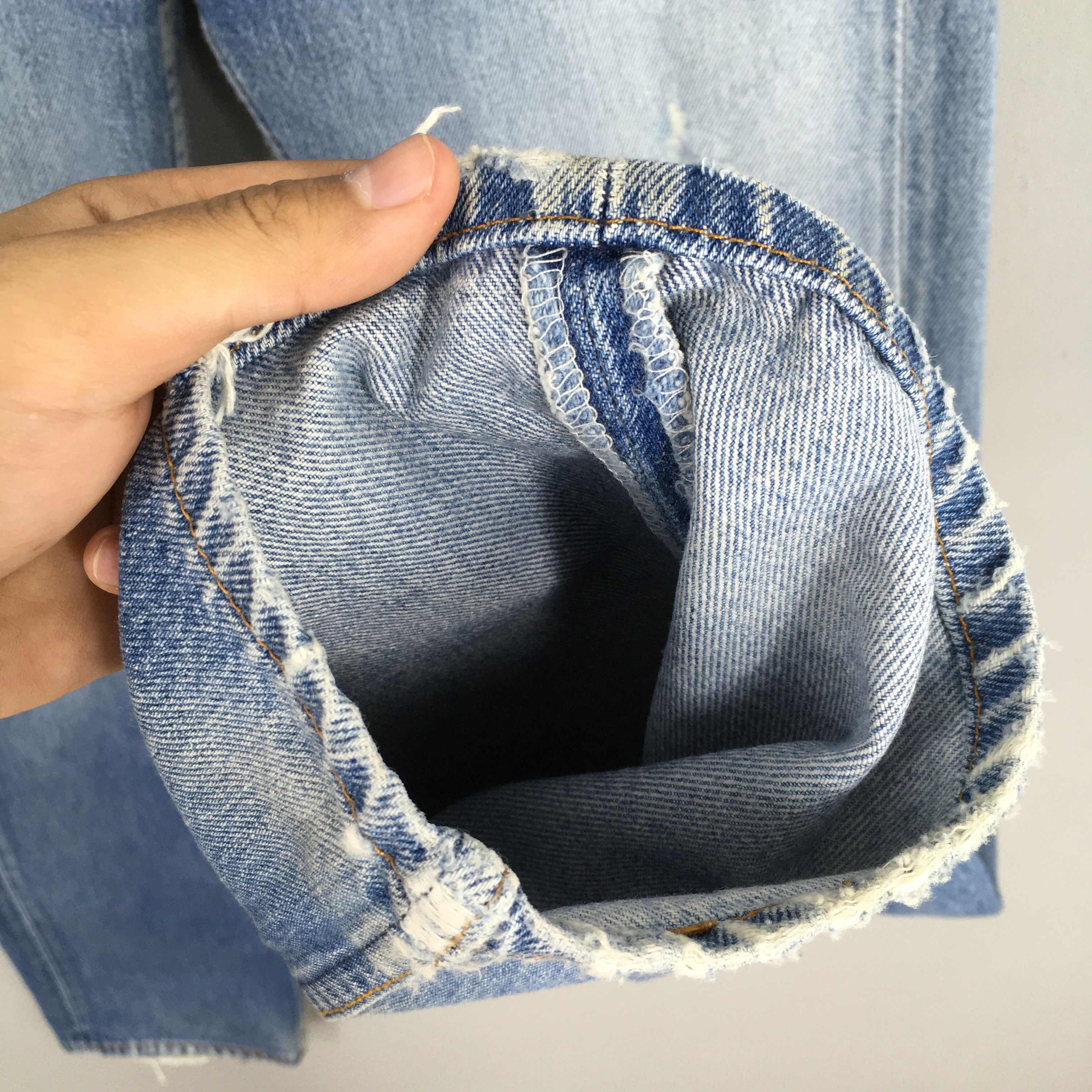 Levi's Size 27x31 Vintage 80s Levi's 501 Distressed Jeans S1792 Size 27" / US 4 / IT 40 - 5 Thumbnail