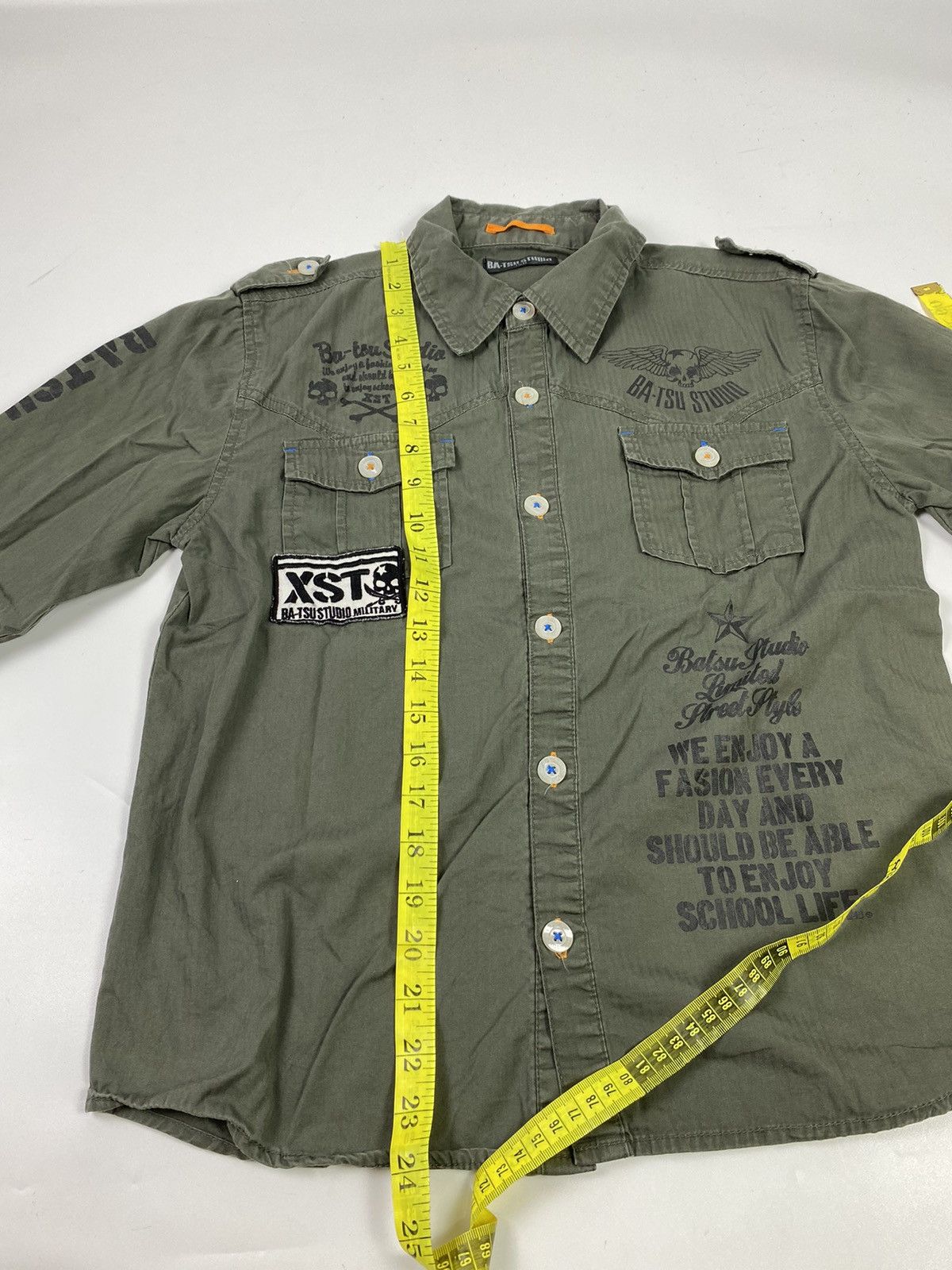 Hysteric Glamour × If Six Was Nine × Japanese Brand batsu studio shirt japan 2000s Size US S / EU 44-46 / 1 - 10 Thumbnail
