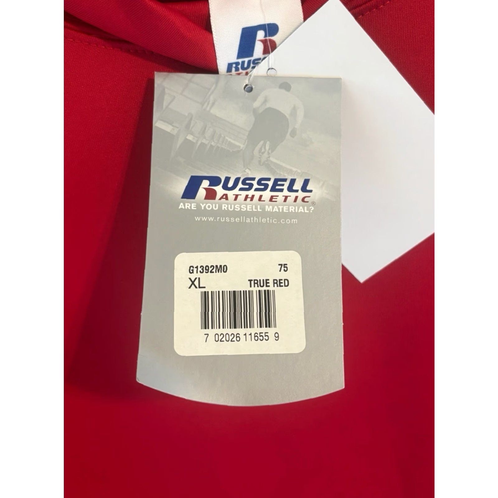 Russell Athletic VINTAGE Russell Athletic Mock Neck Shirt Mens XL NWT NOS 00s Dri-Power Red Long Sleeve Polyester Spandex 28" 21" 24" Excellent Mens Size US XL / EU 56 / 4 - 4 Thumbnail
